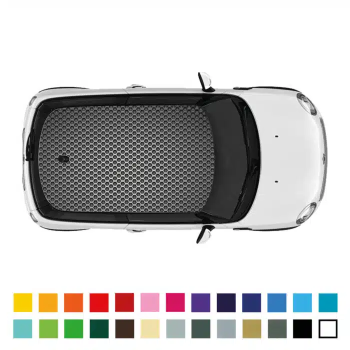 Mini Cooper Speaker Pattern Roof Wrap