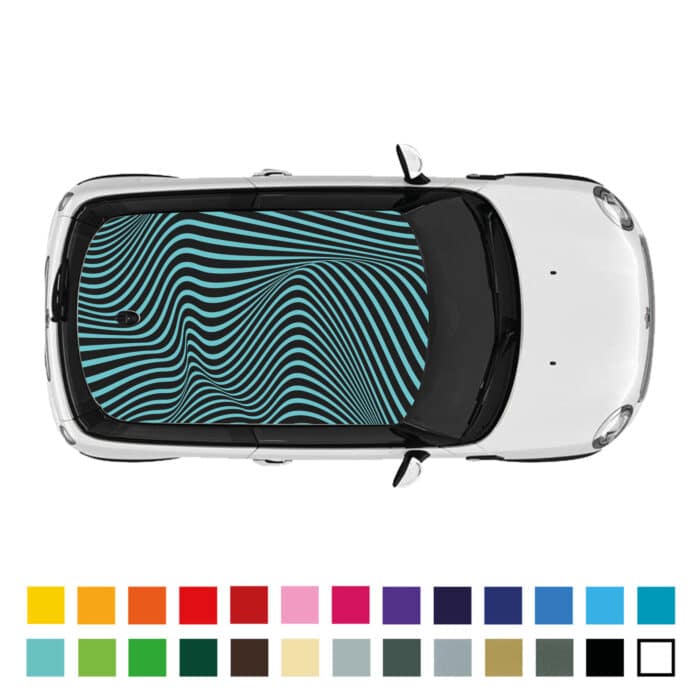 Mini Cooper Wave Roof Wrap