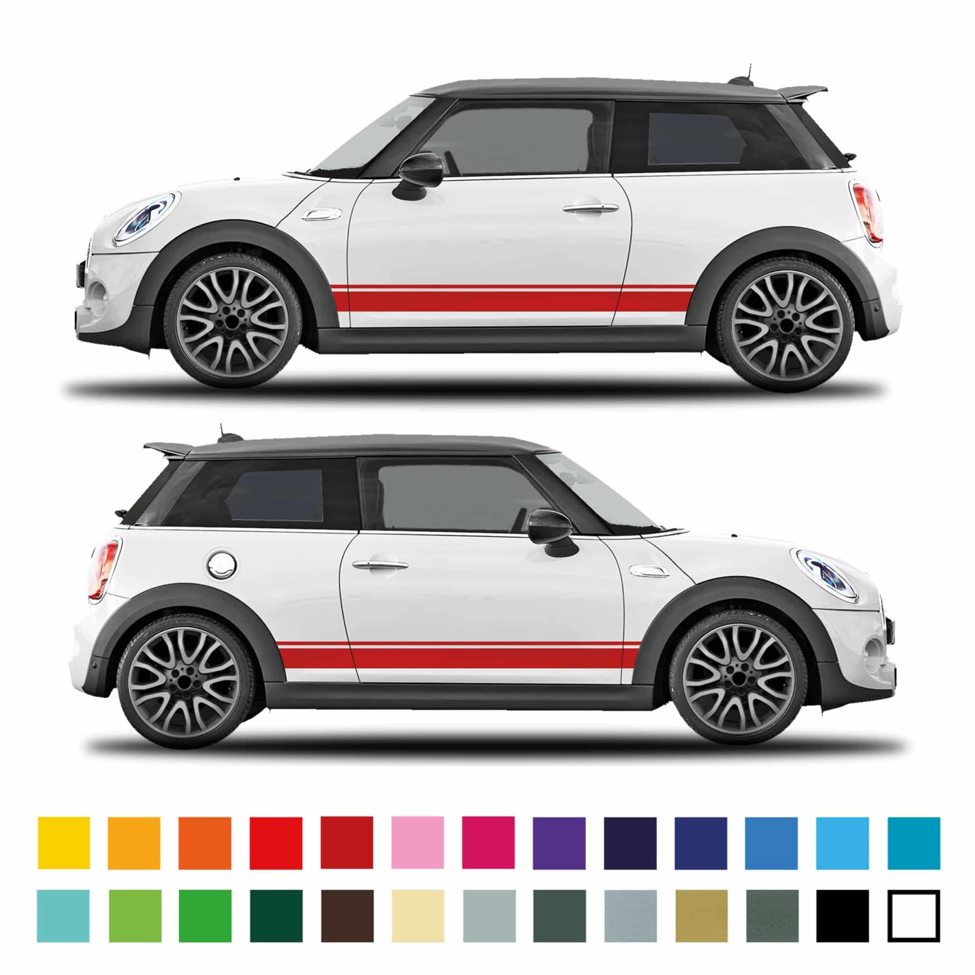 Mini Side Stripes Single Pinline