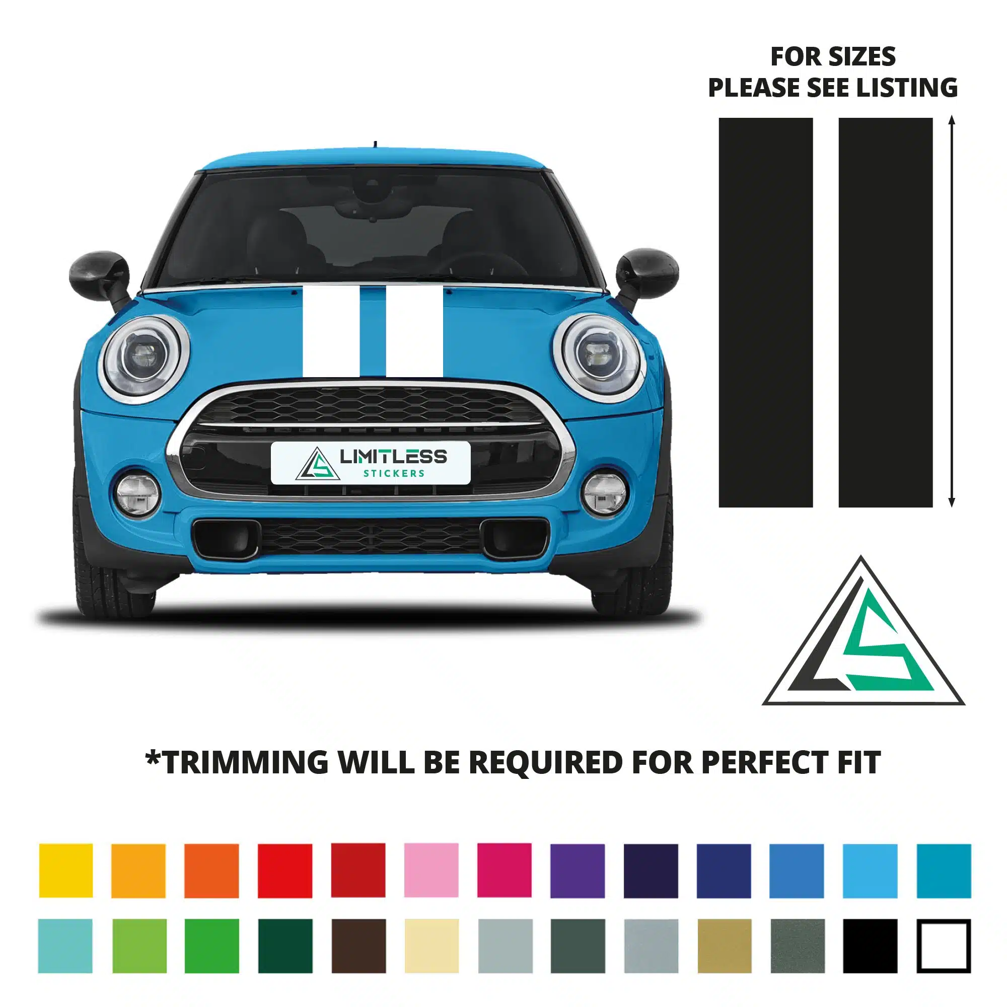 Mini Bonnet Classic Viper Stripes