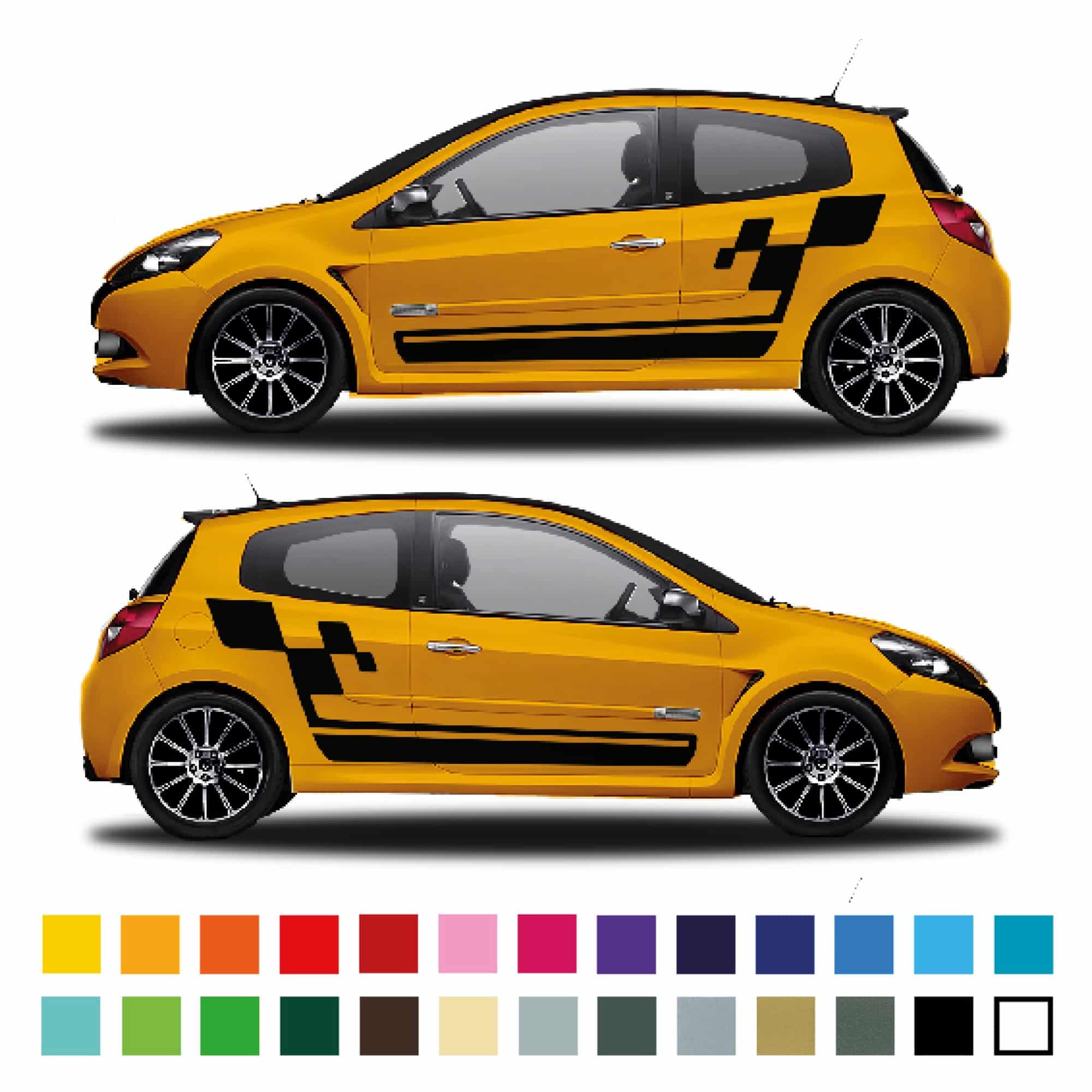 Clio Sport Side Graphics