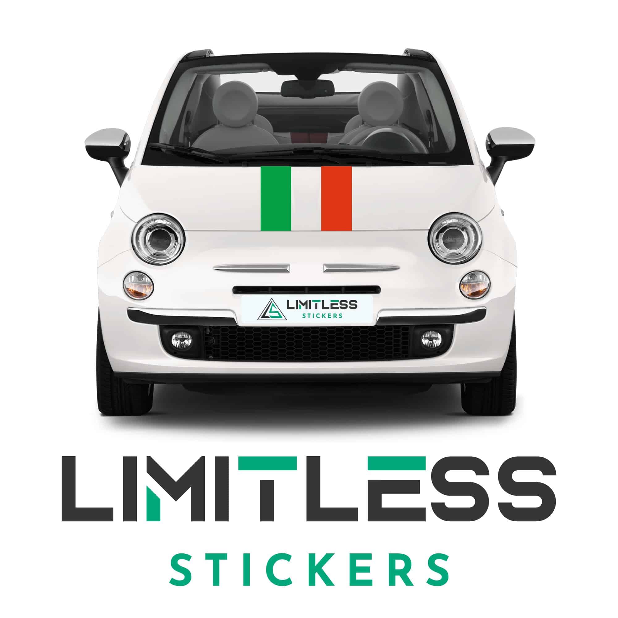 Fiat 500 Upper Classic 100Mm Bonnet Stripes