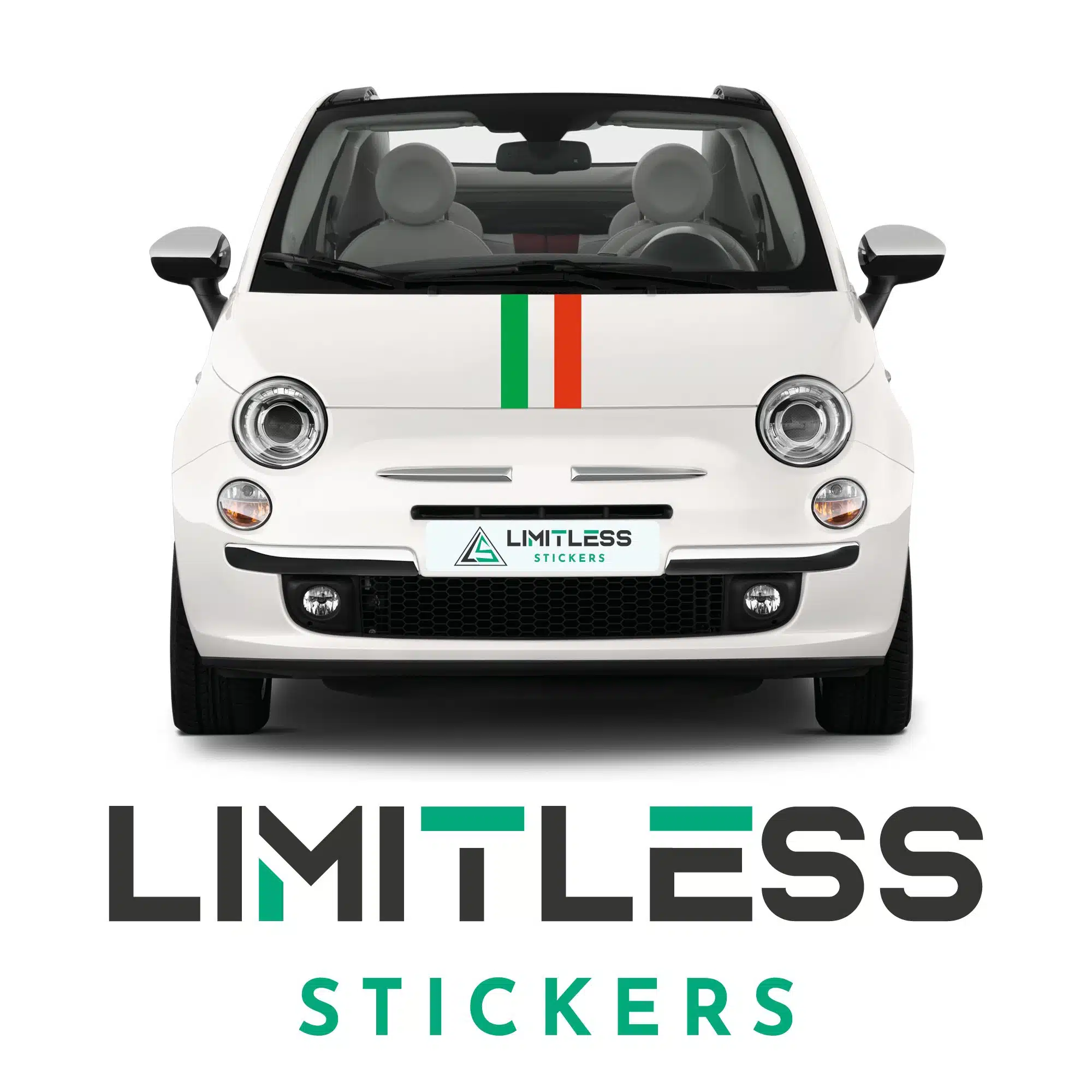 Fiat 500 Upper Classic 50Mm Bonnet Stripes