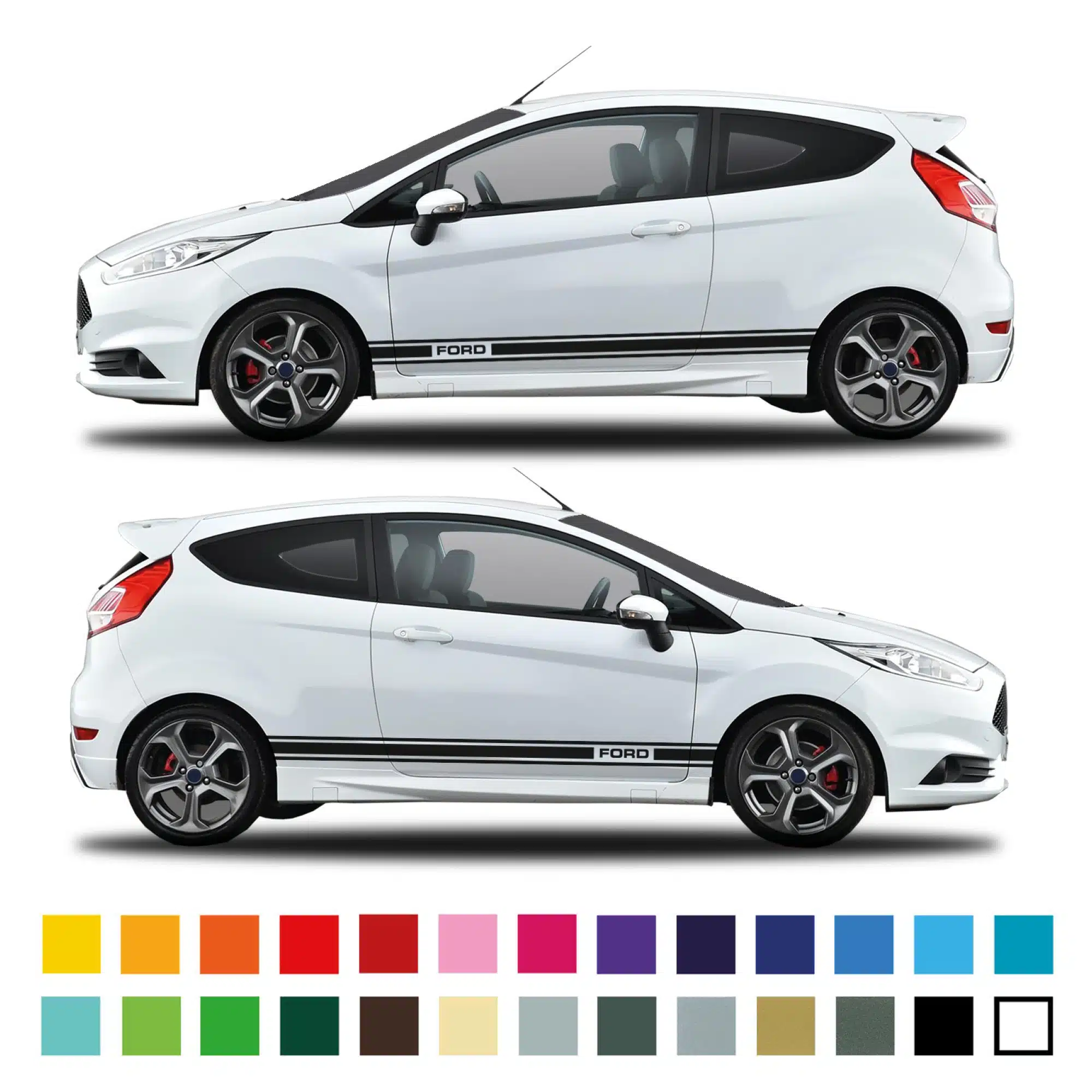 Fiesta Ford Classic Double Pinline Stripes