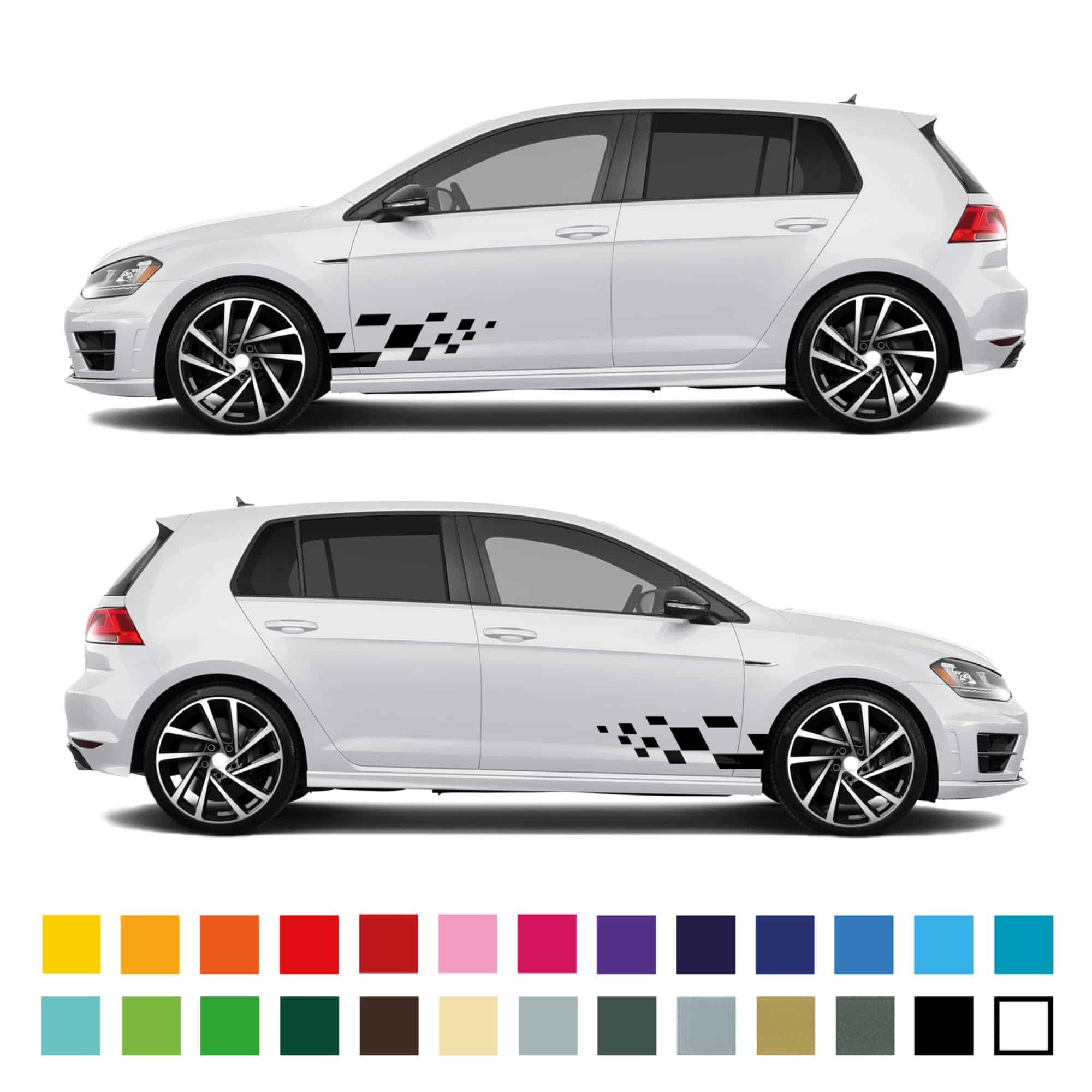 Vw Golf Front Checks Graphic