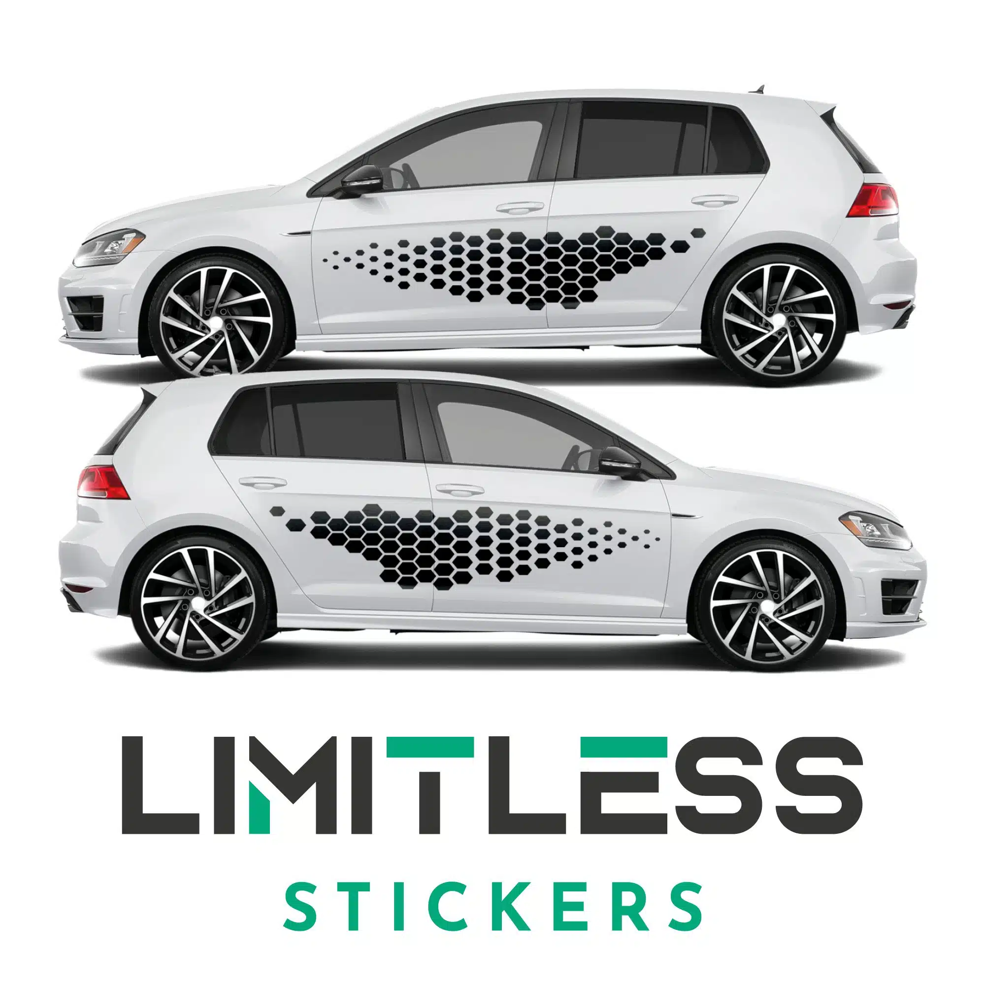 Vw Golf Large Hex Graphics