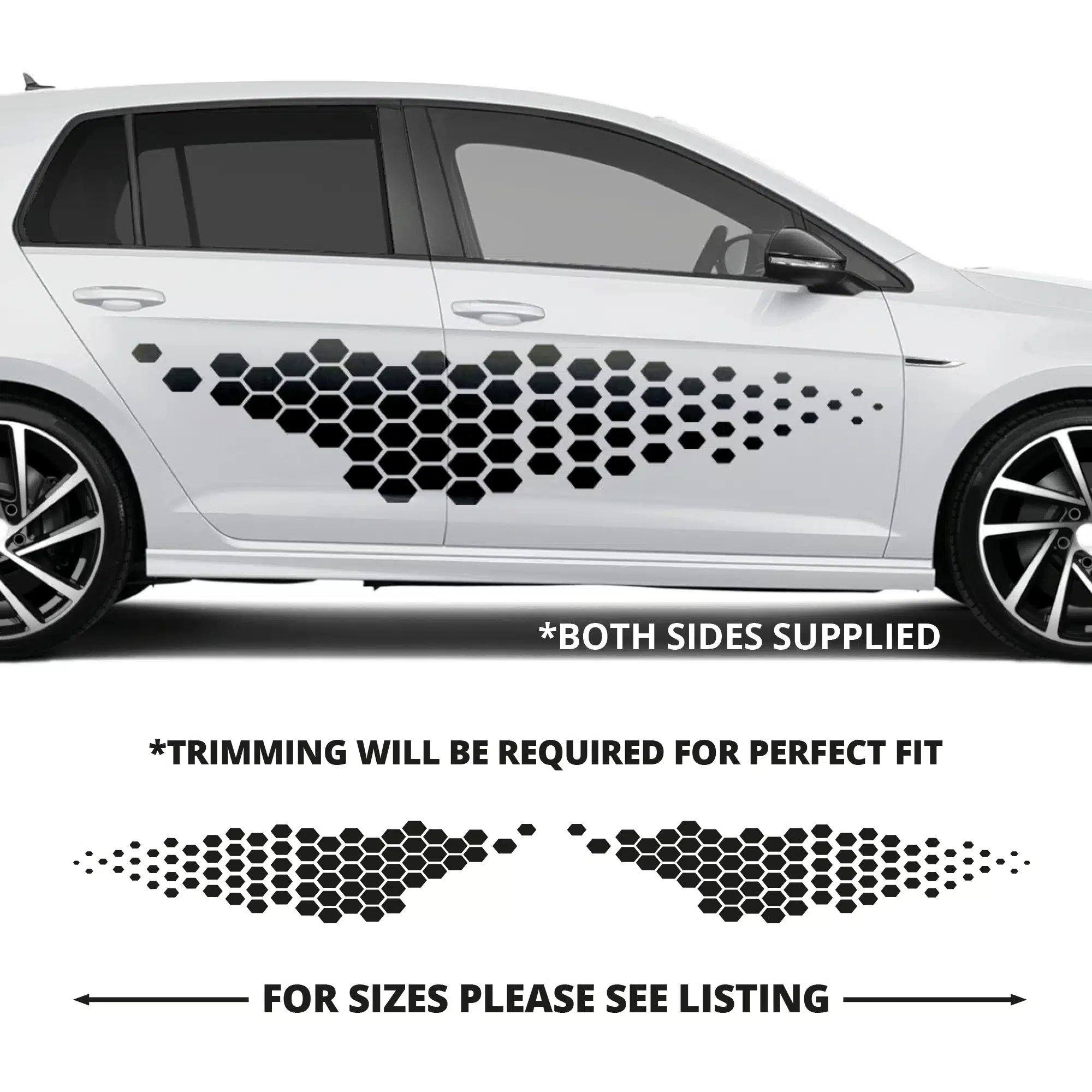 Vw Golf Large Hex Graphics