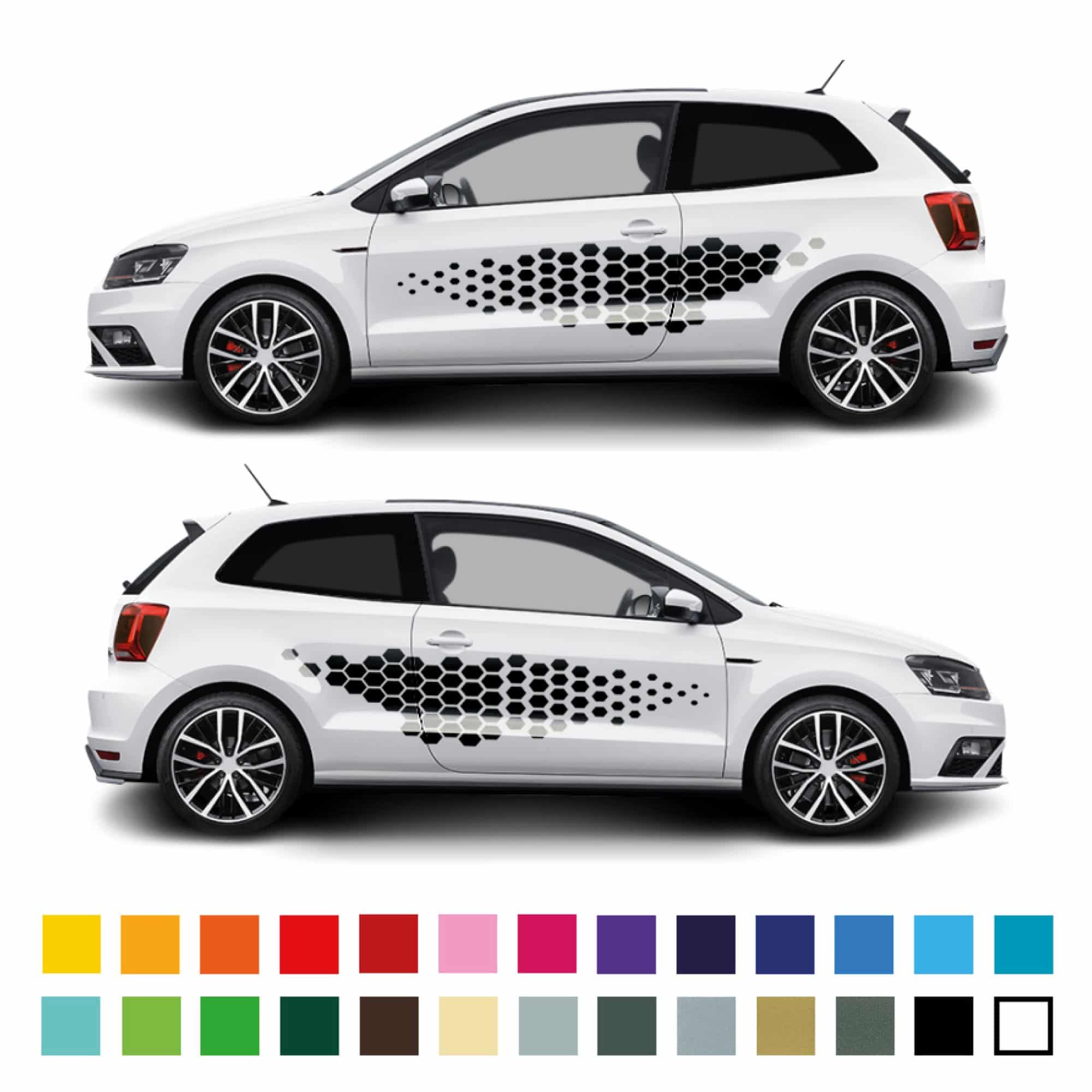 Vw Polo Large Hex Graphic