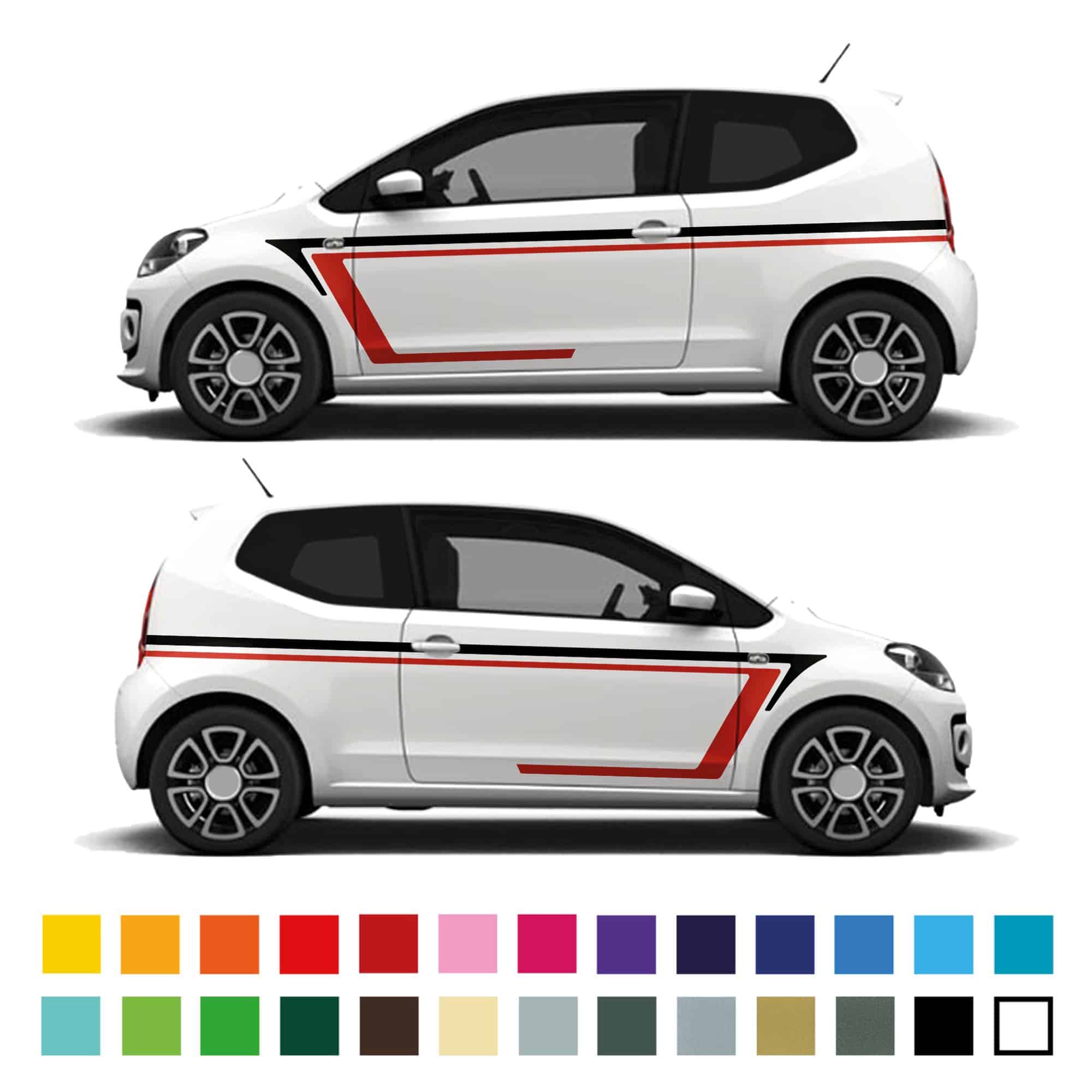 Vw Up Citigo Sport Side Stripes