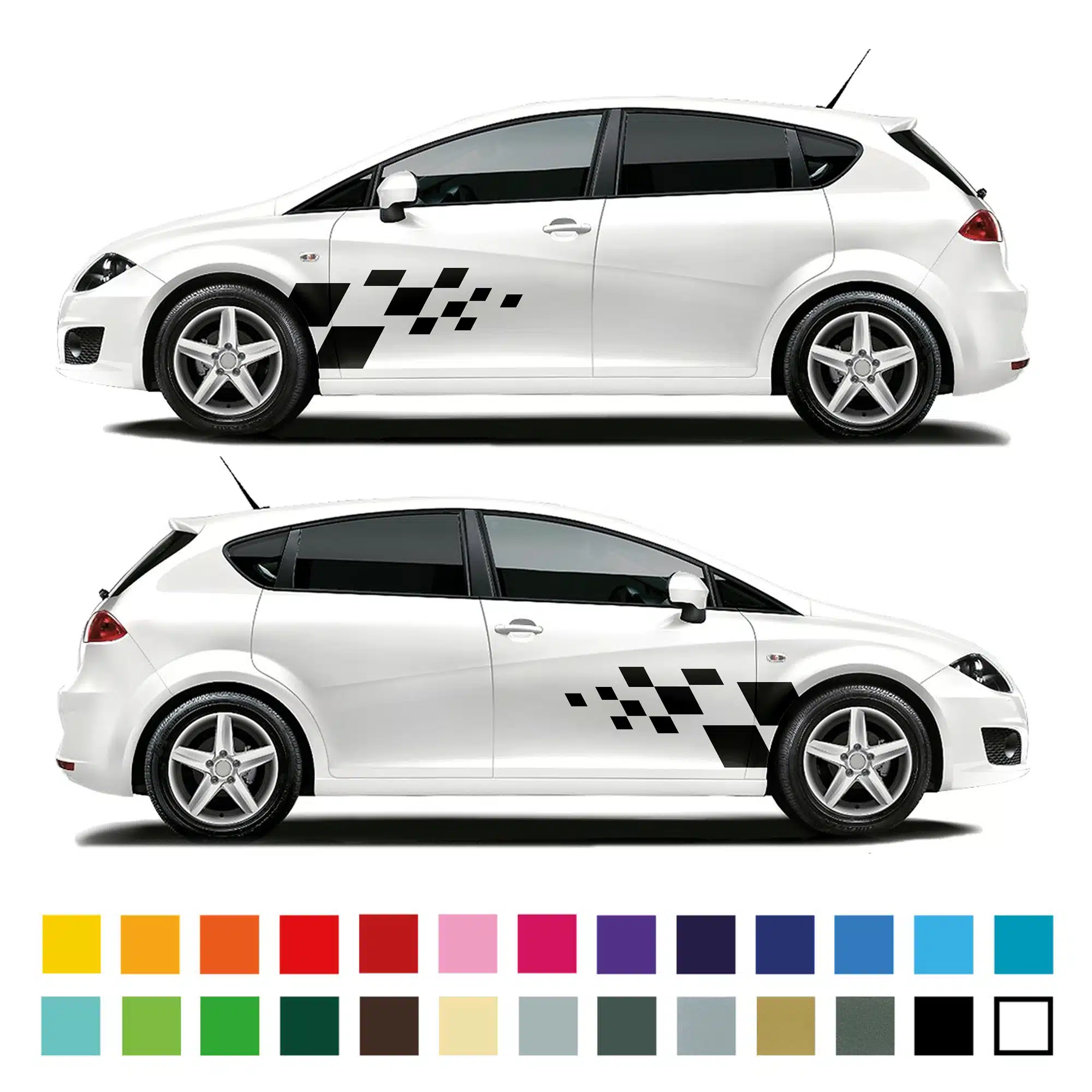 Seat Leon Front Checks Graphics