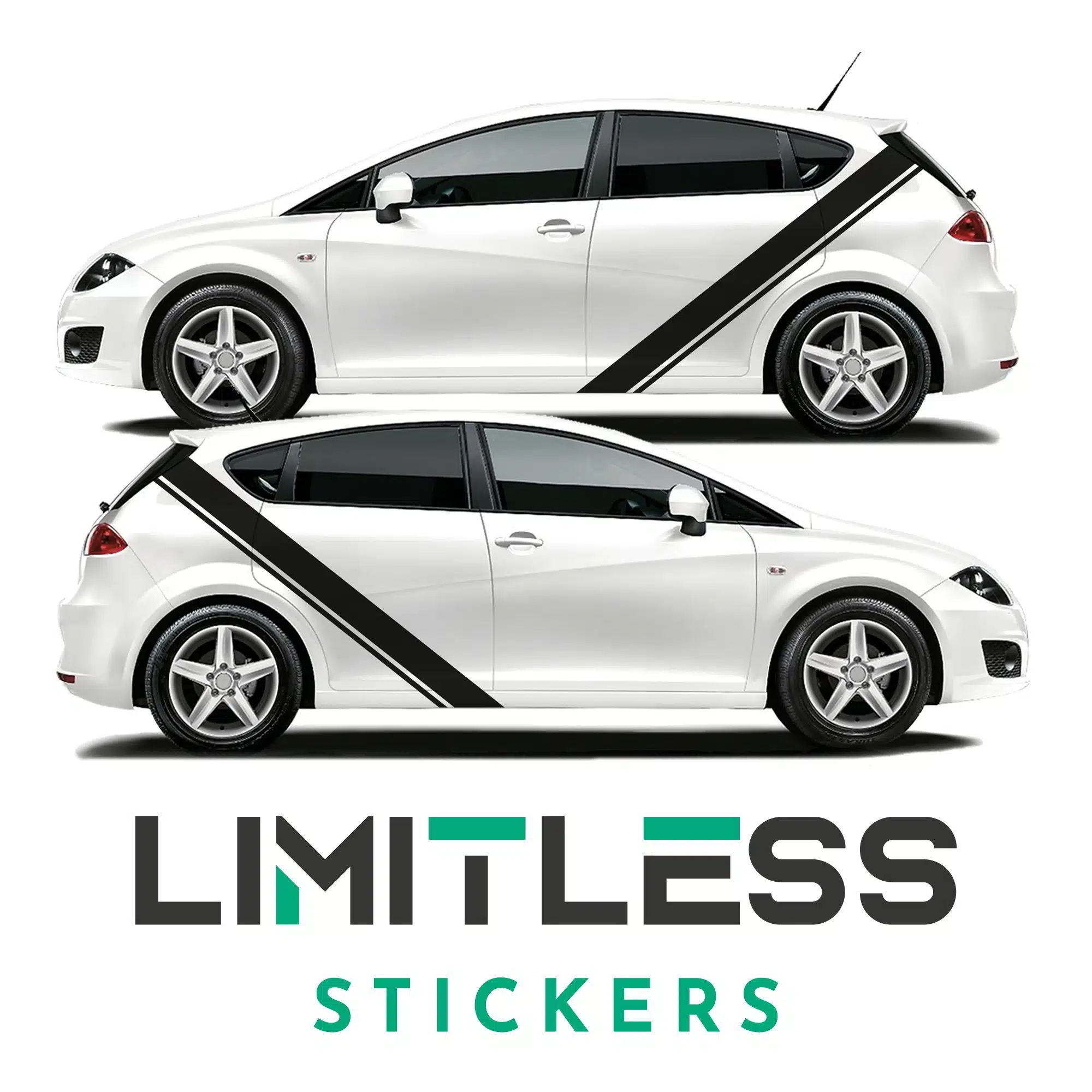 Seat Leon Vertical Stripe With Pinline