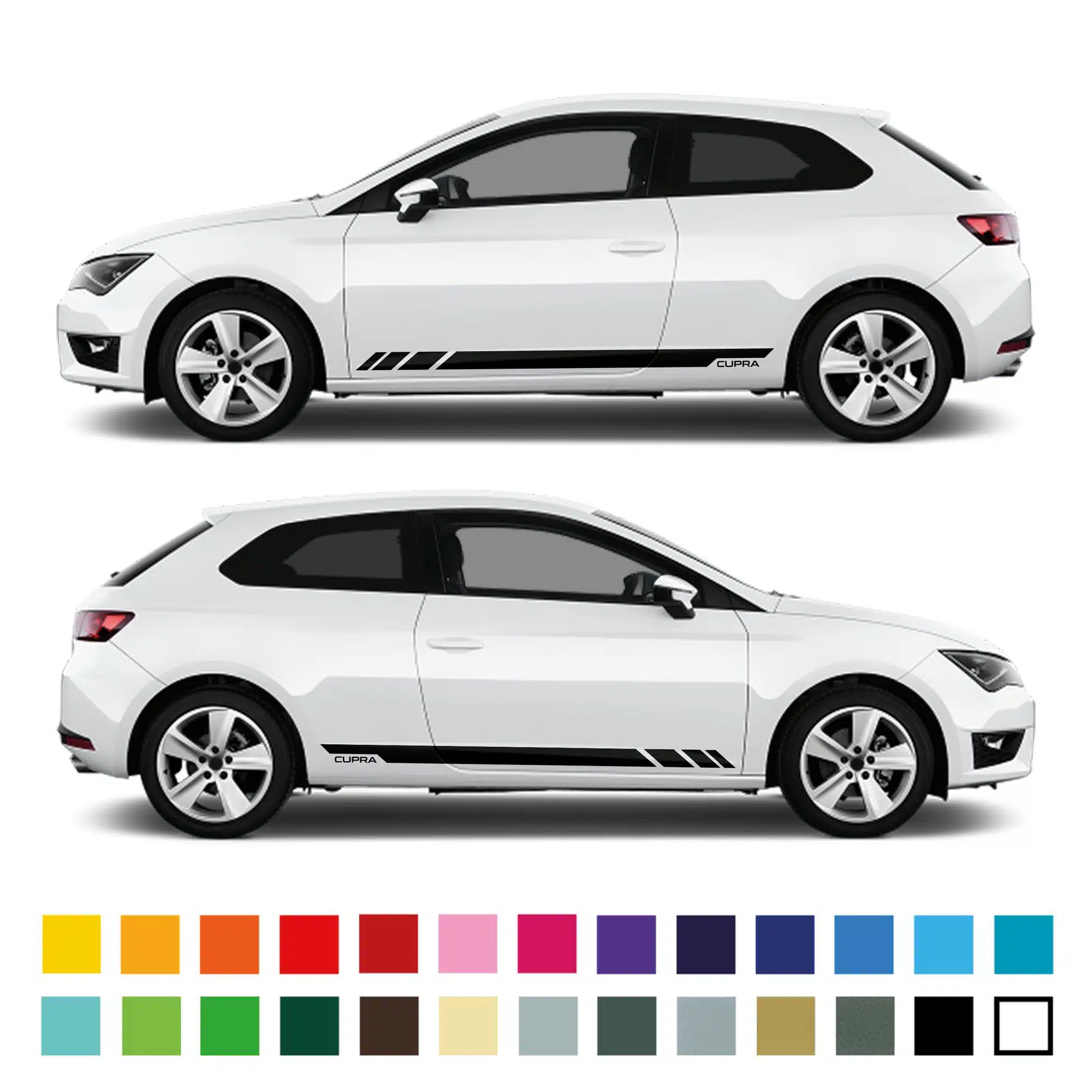 Seat Ibiza Staggered Stripes