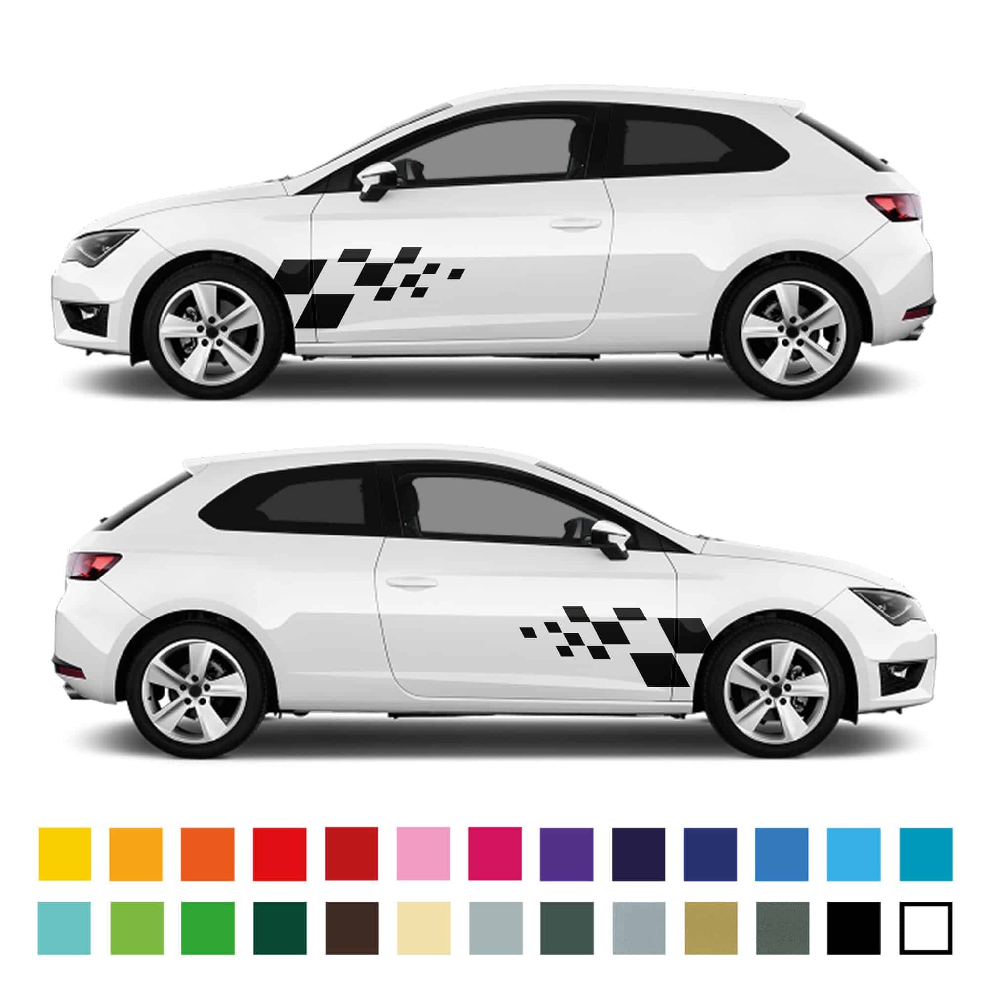 Seat Ibiza Front Checks Graphics