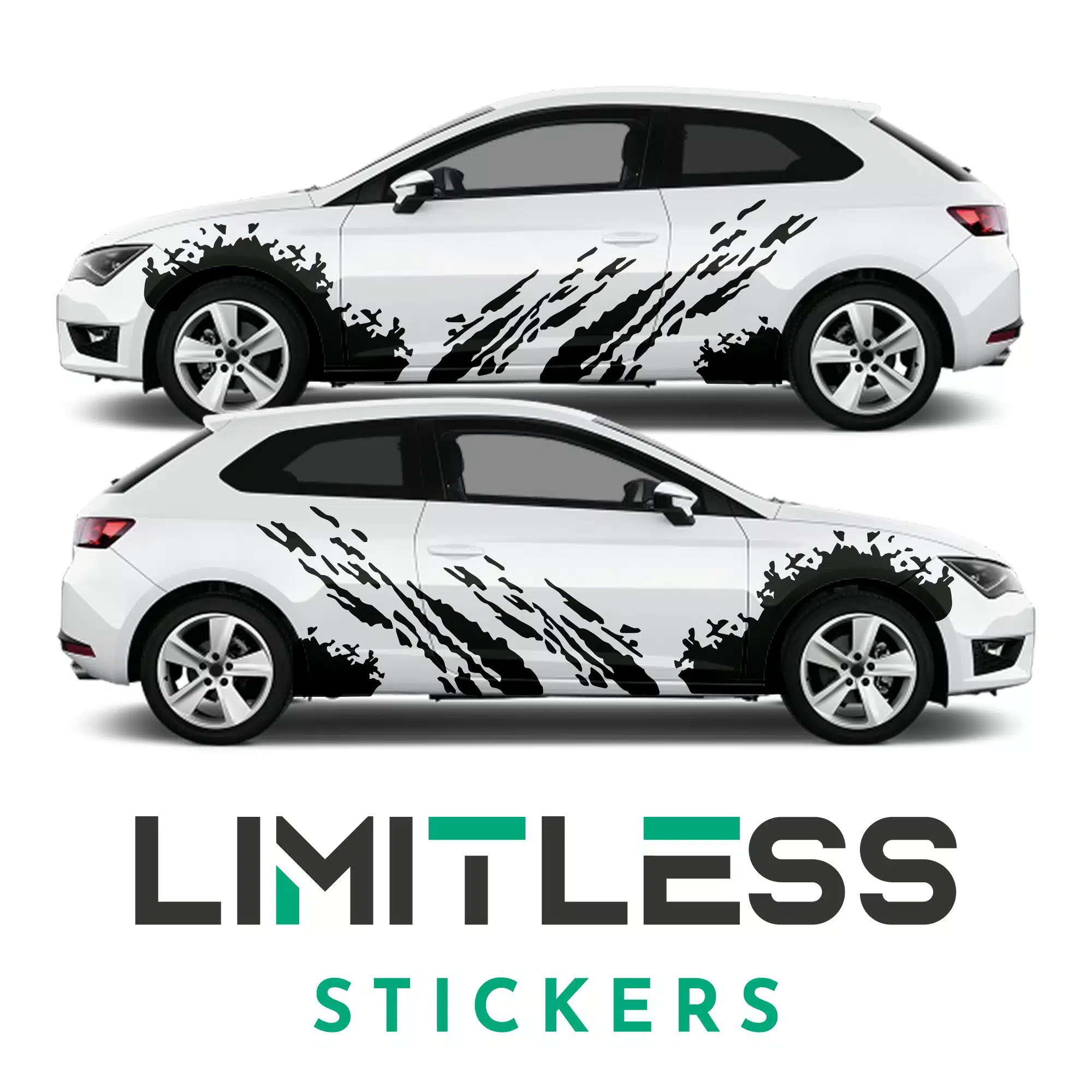 Seat Ibiza Mud Splash Graphics