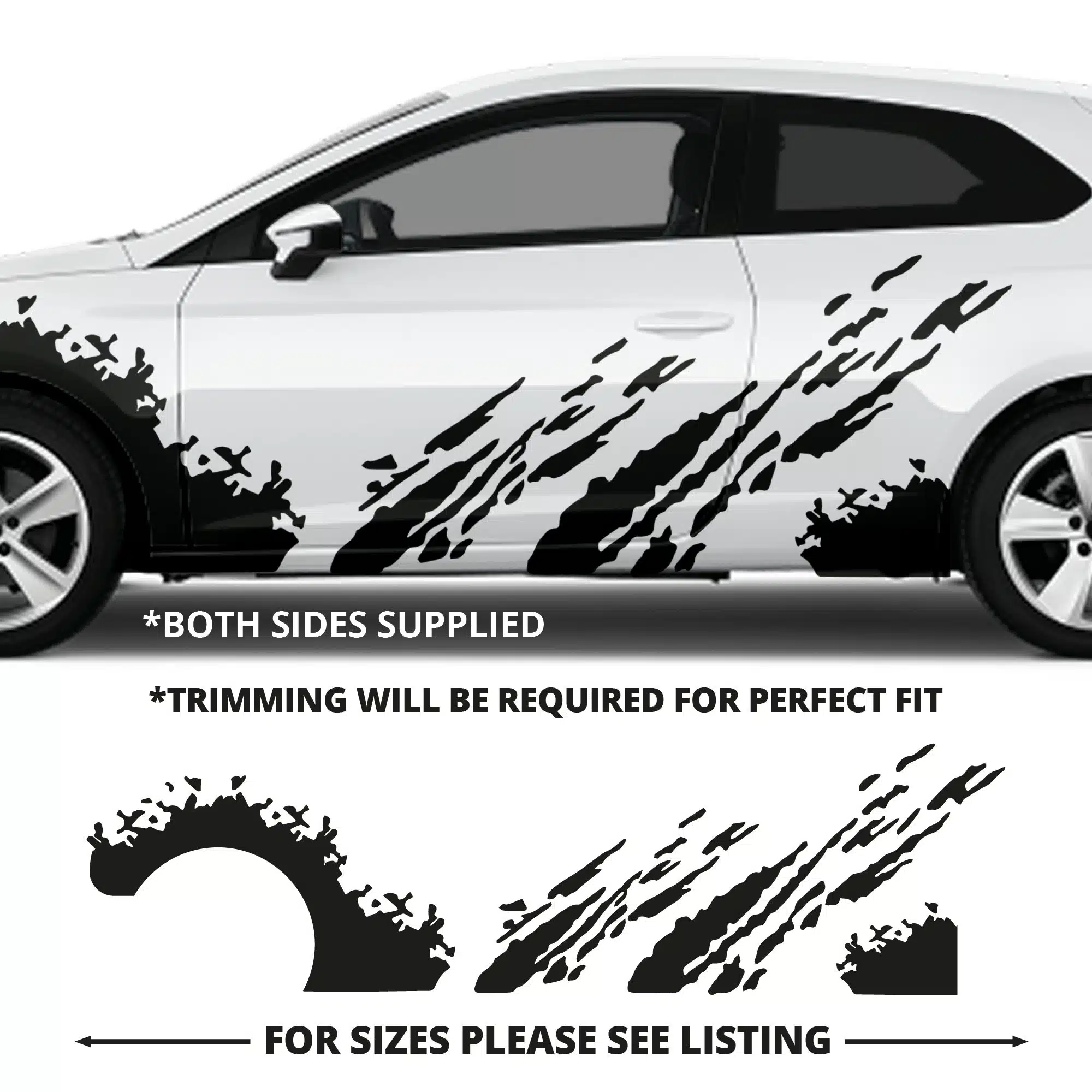 Seat Ibiza Mud Splash Graphics