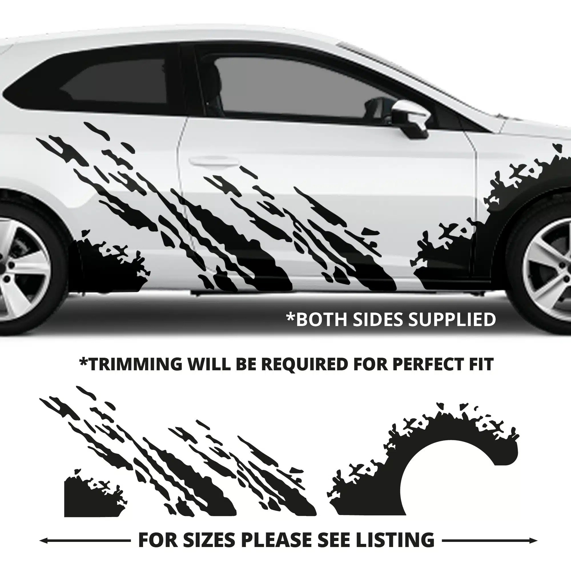 Seat Ibiza Mud Splash Graphics