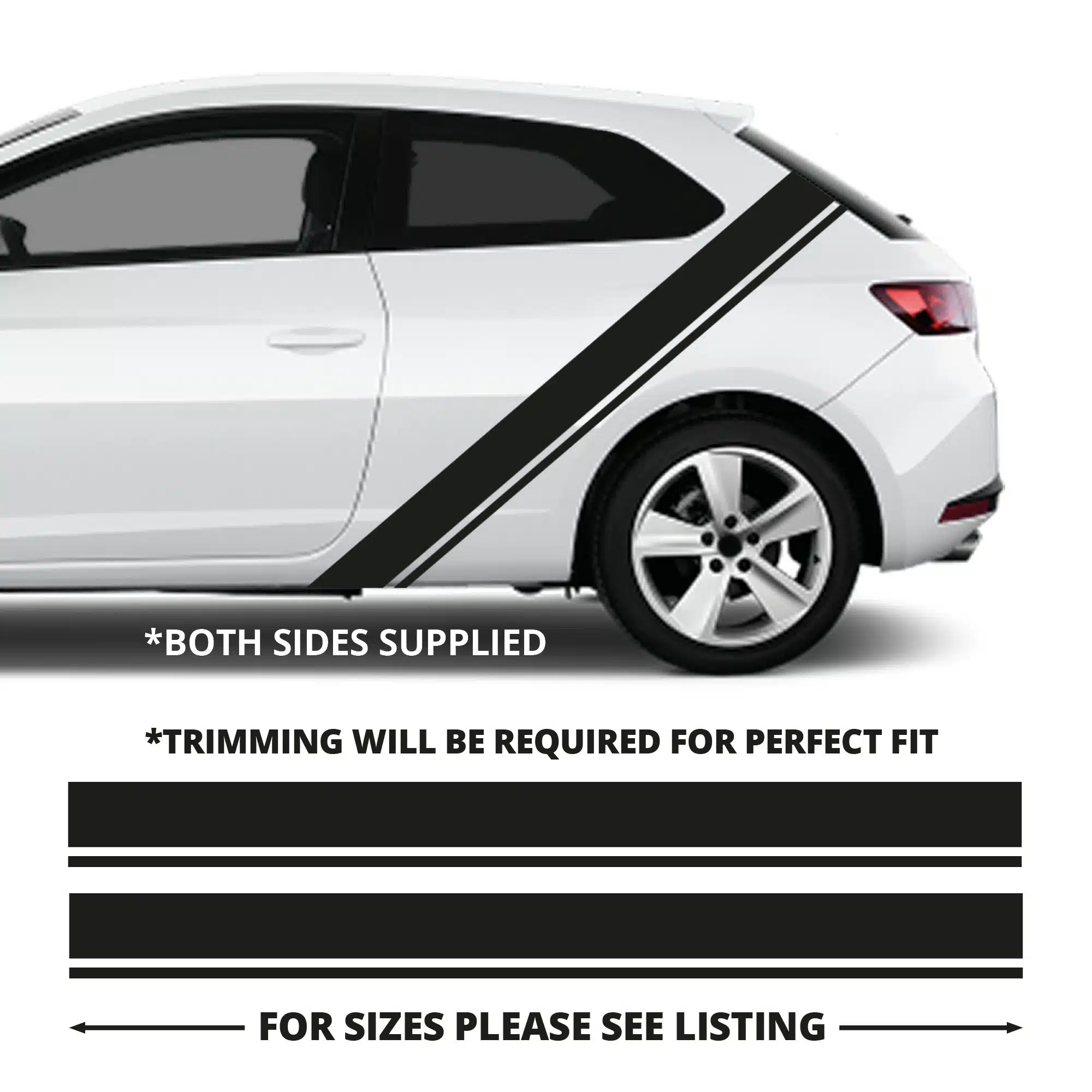 Seat Ibiza Vertical Stripe With Pinline