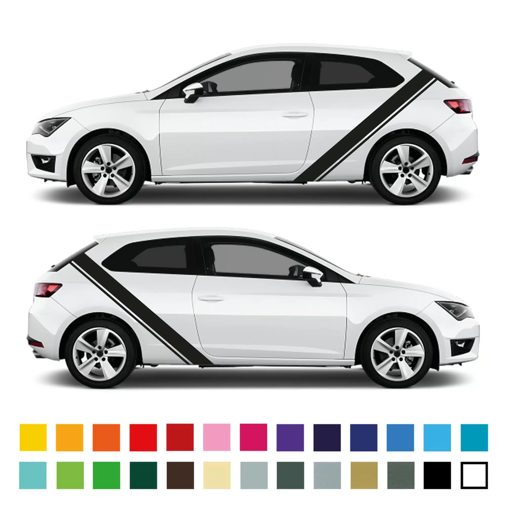 Seat Ibiza Vertical Stripe With Pinline