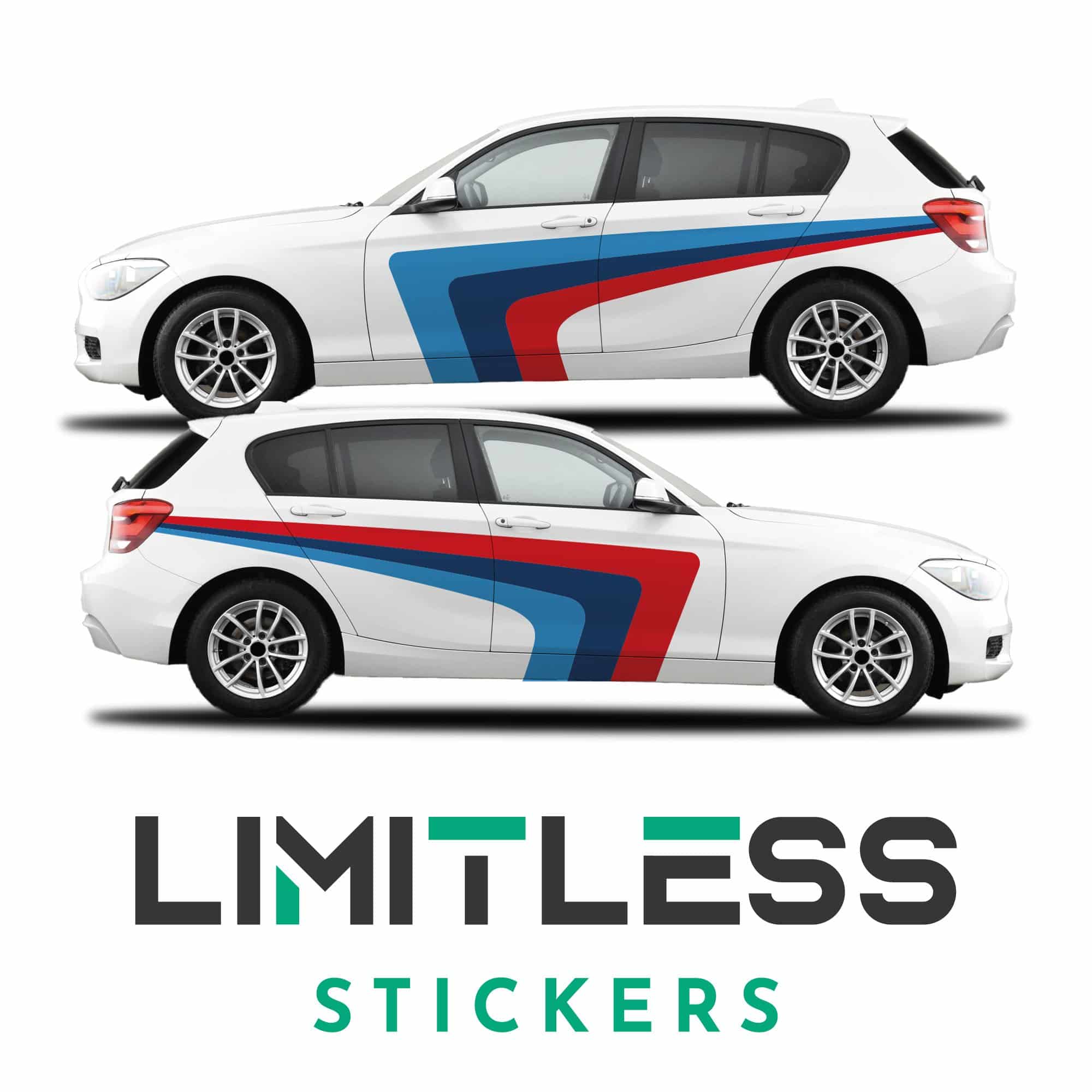 BMW 1 Series M Sport Swoosh Graphics