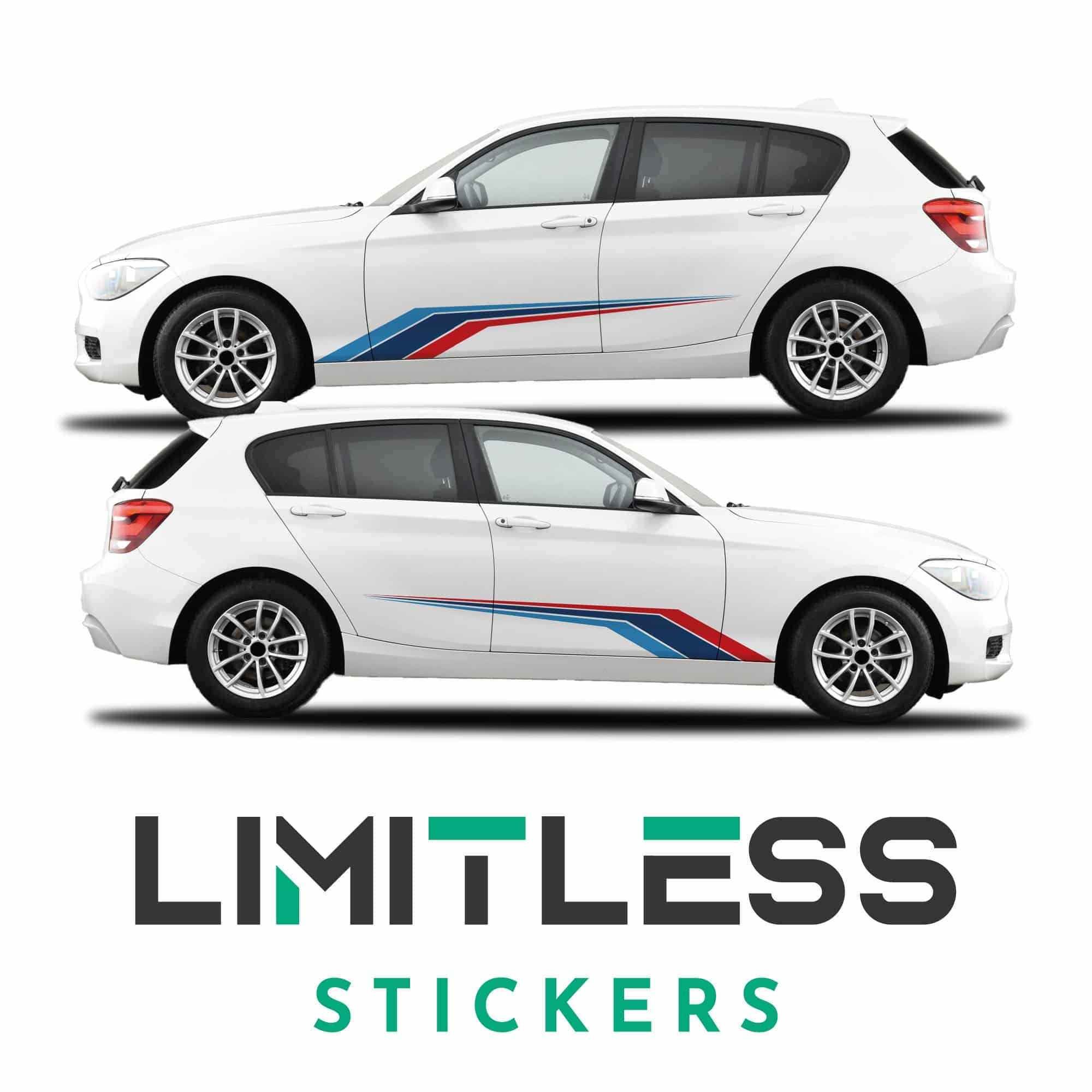 Bmw 1 Series M Sport Triple Point Stripes