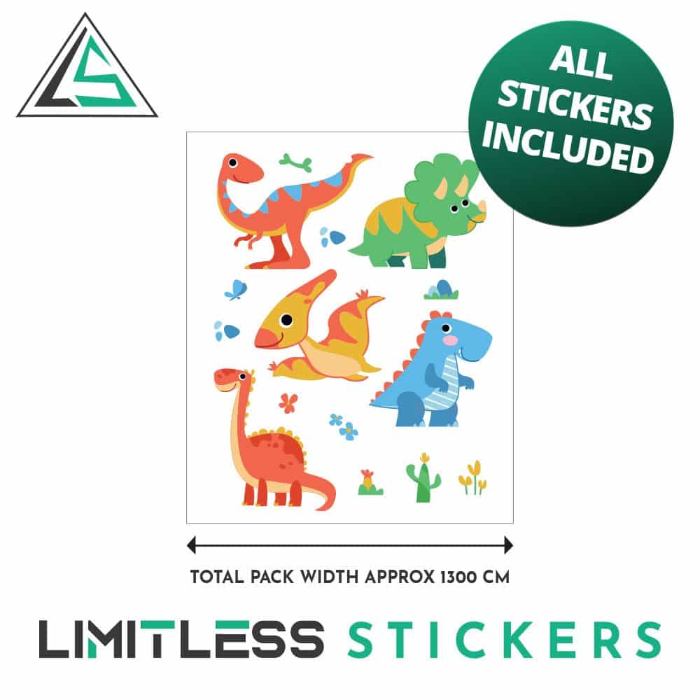 Childrens Dinosaur Stickers