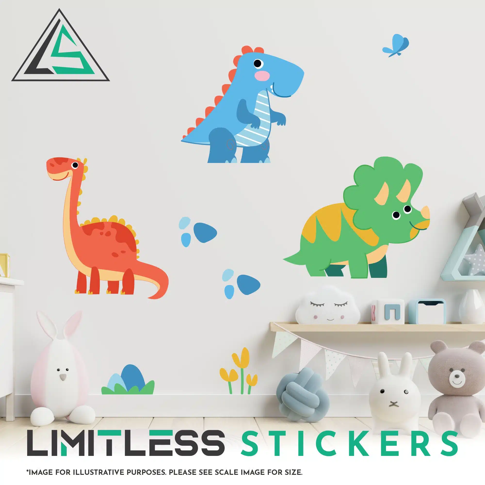 Childrens Dinosaur Stickers