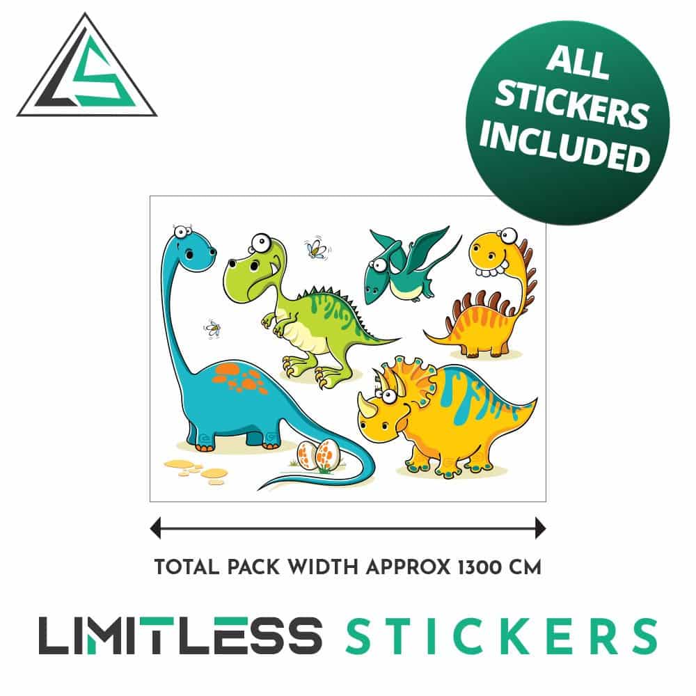 Childrens Dinosaur Stickers