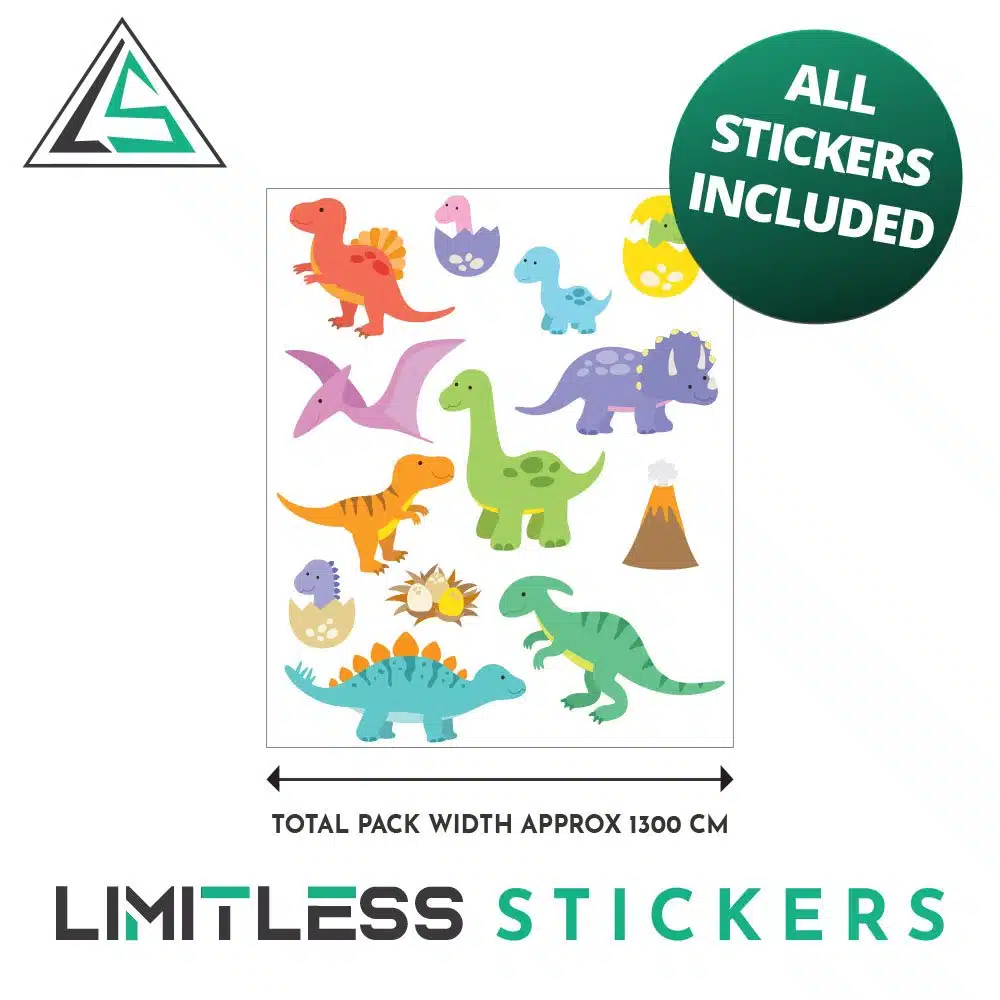 Childrens Dinosaur Stickers