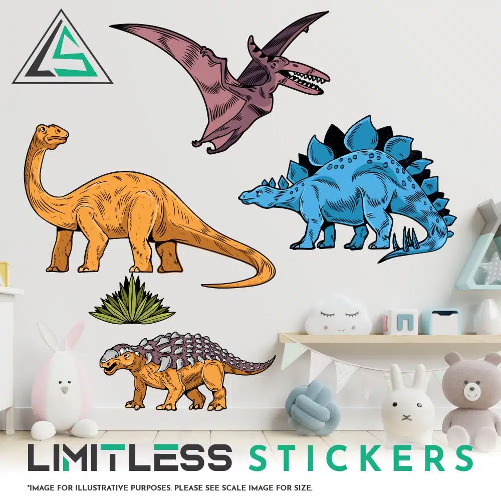 Childrens Dinosaur Stickers