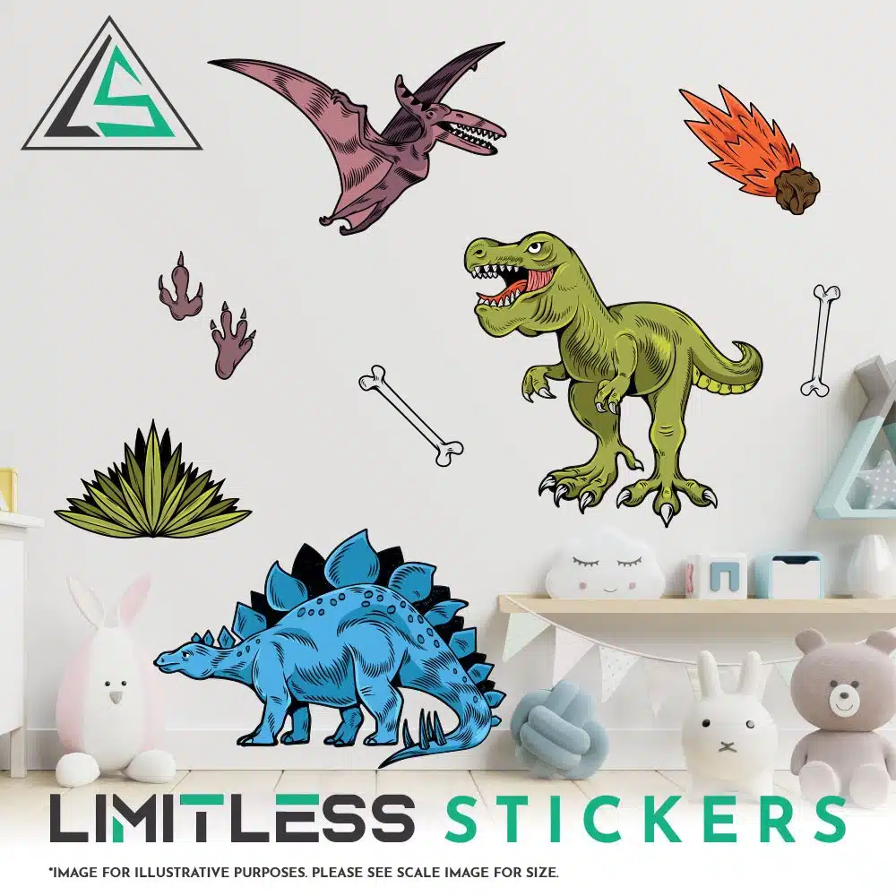 Childrens Dinosaur Stickers