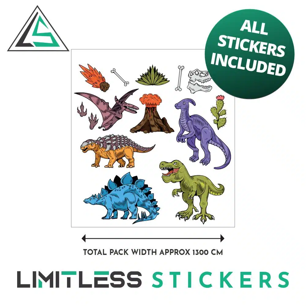 Childrens Dinosaur Stickers