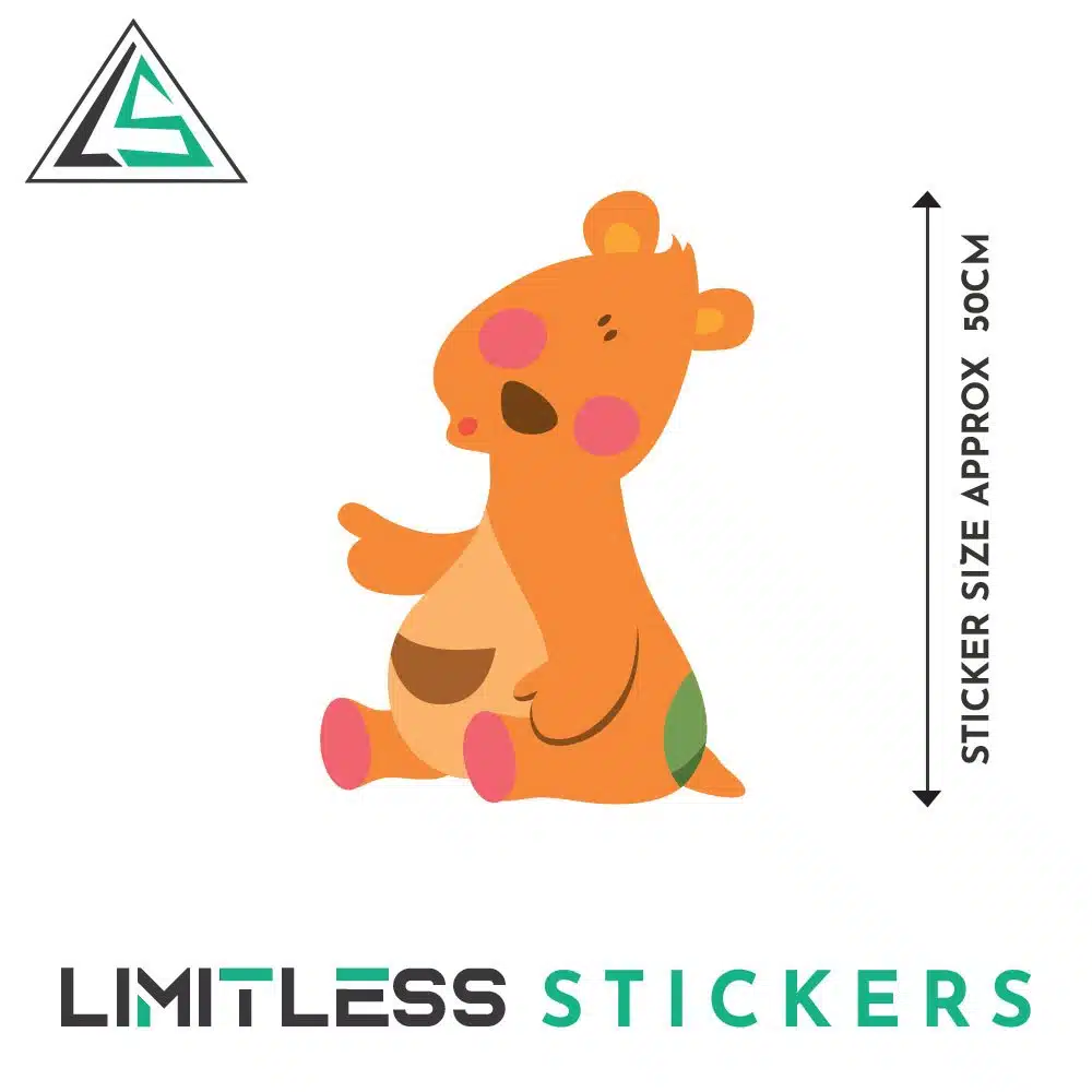 Childrens Cute Jungle Animal Stickers