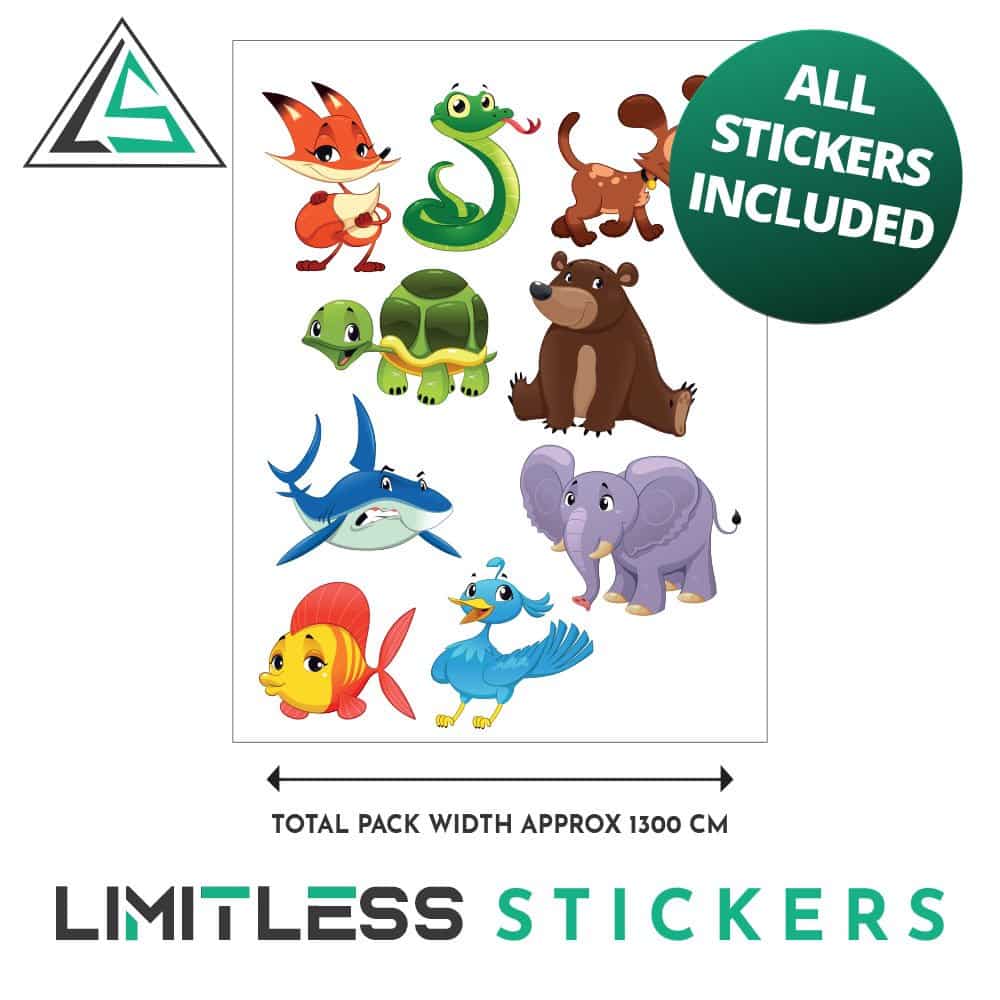 Childrens Cute Animal Stickers