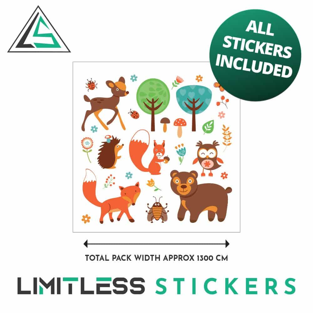 Childrens Cute Animal Stickers