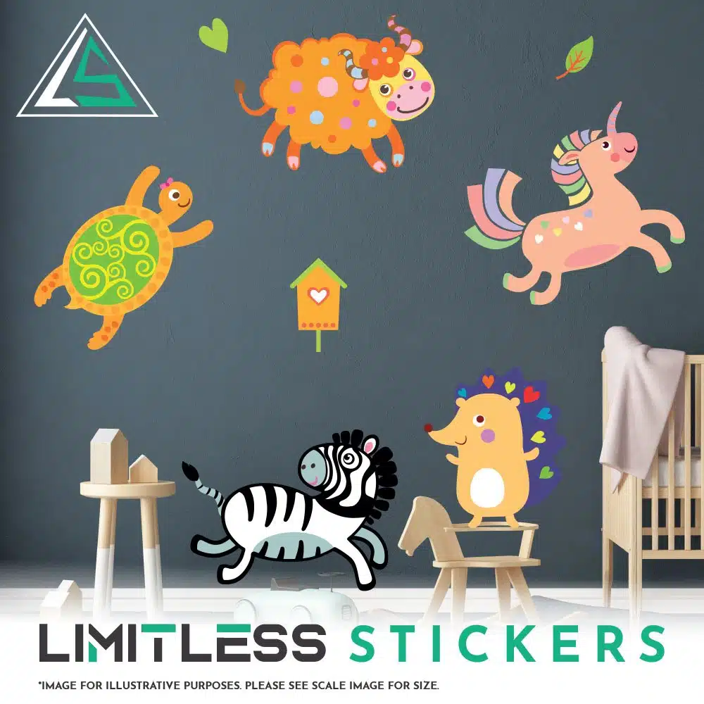 Childrens Cute Animal Stickers