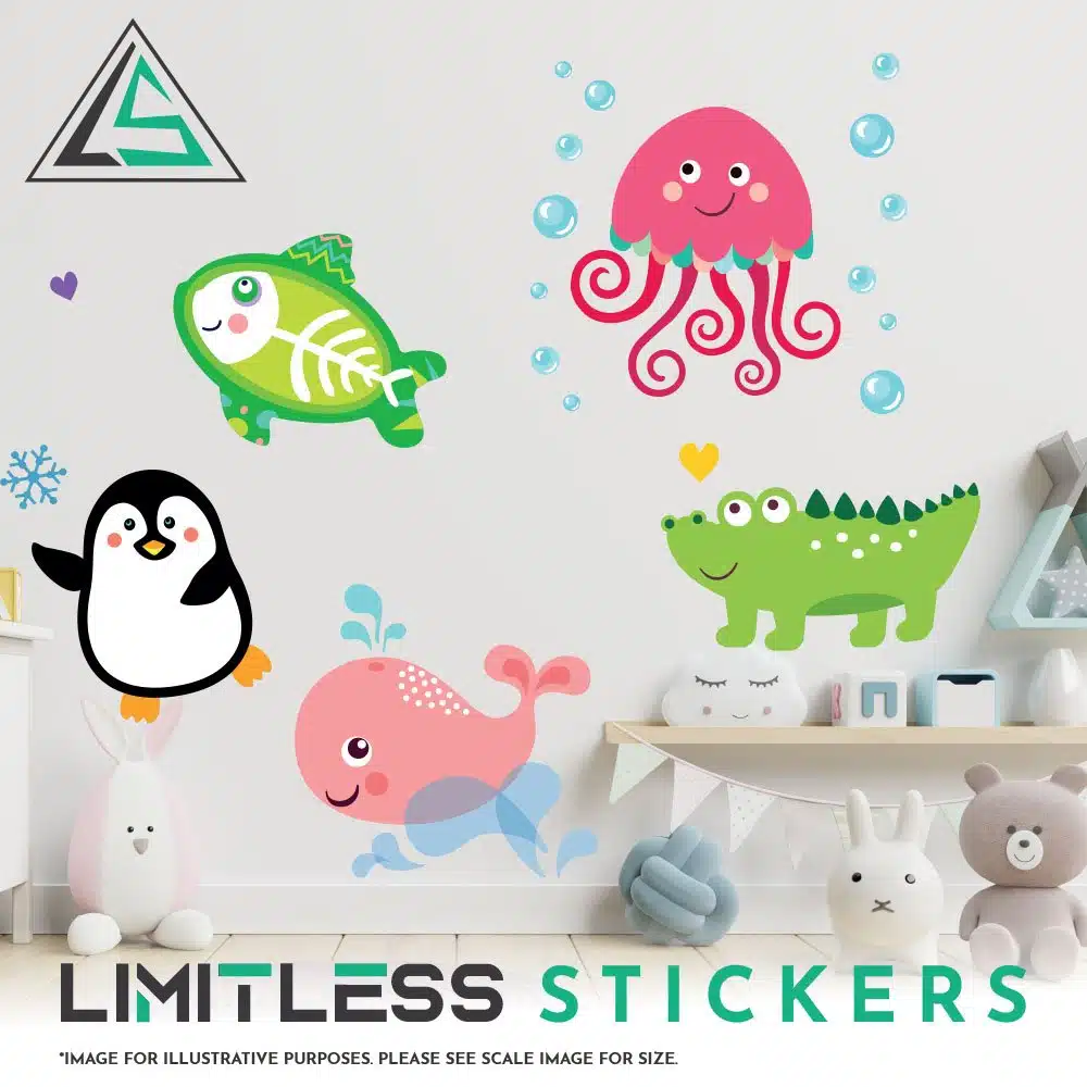 Childrens Cute Animal Stickers