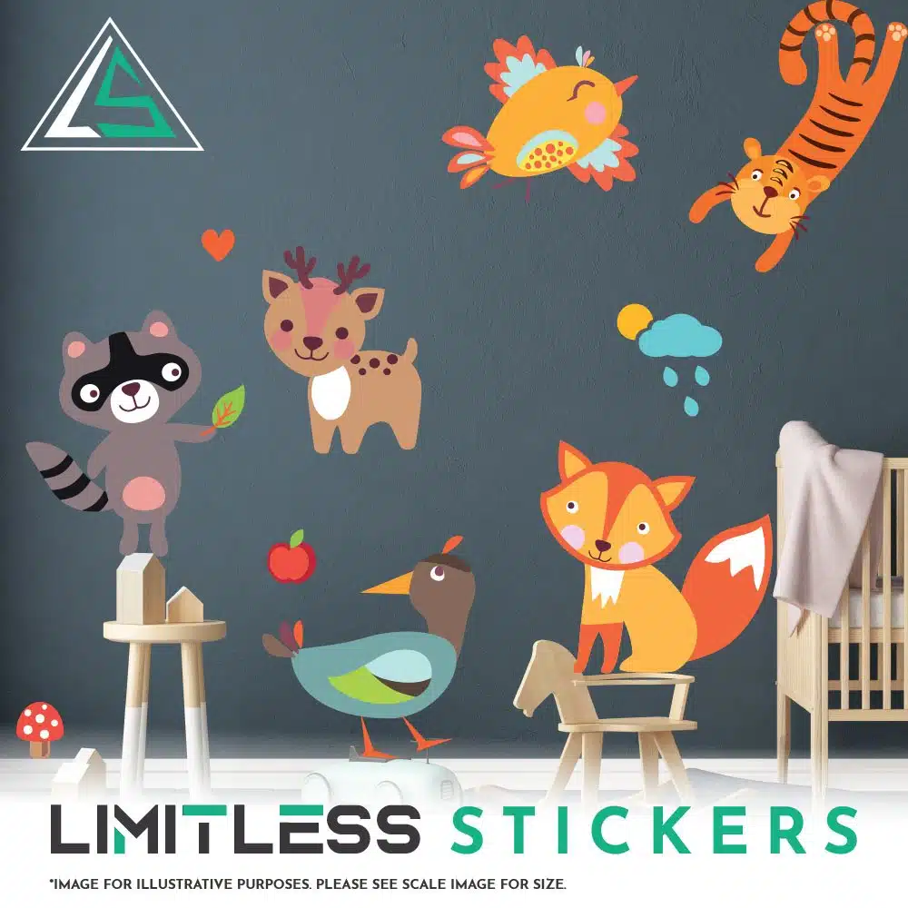 Childrens Cute Animal Stickers