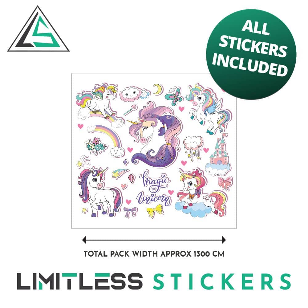 Magical Unicorn Stickers