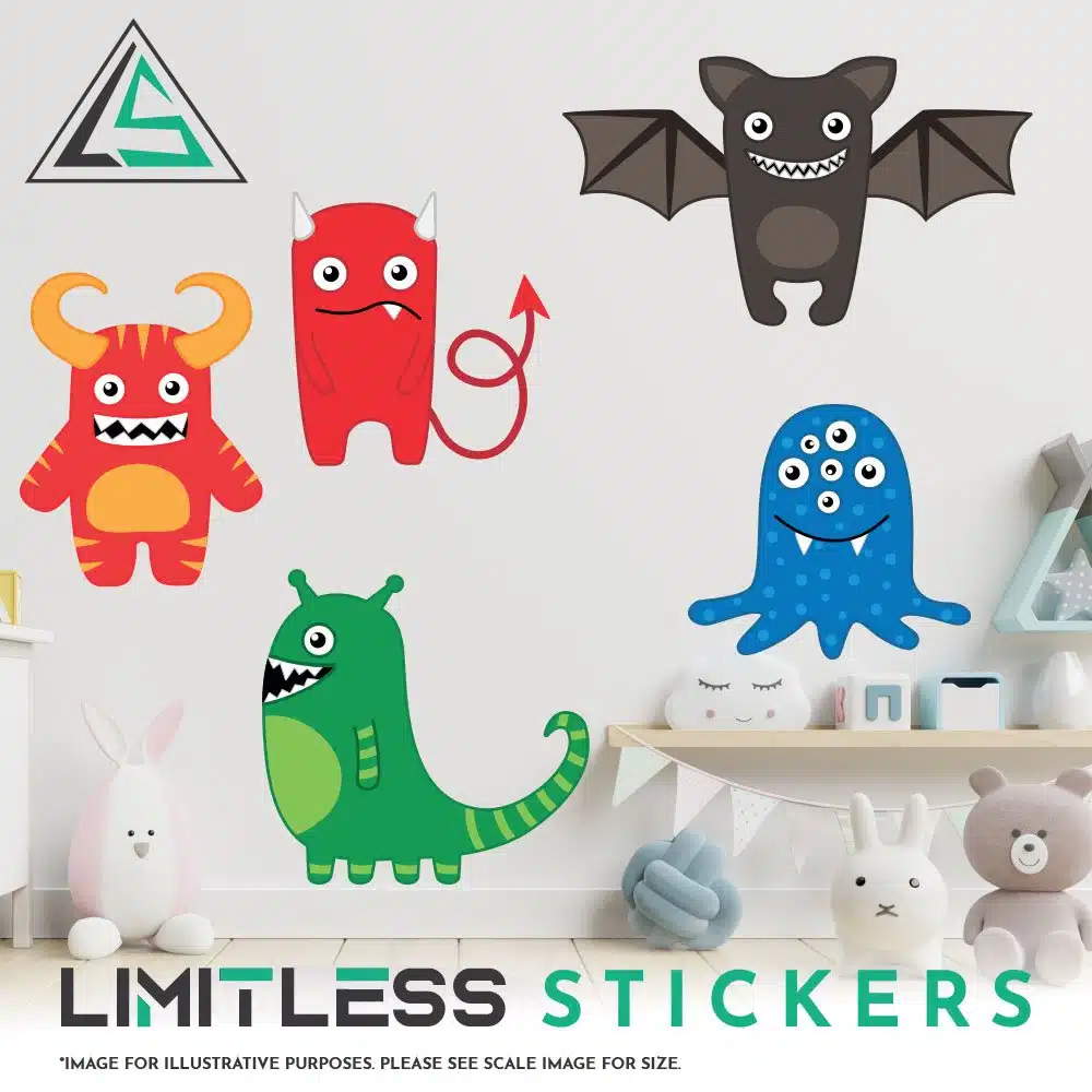 Childrens Monsters Stickers