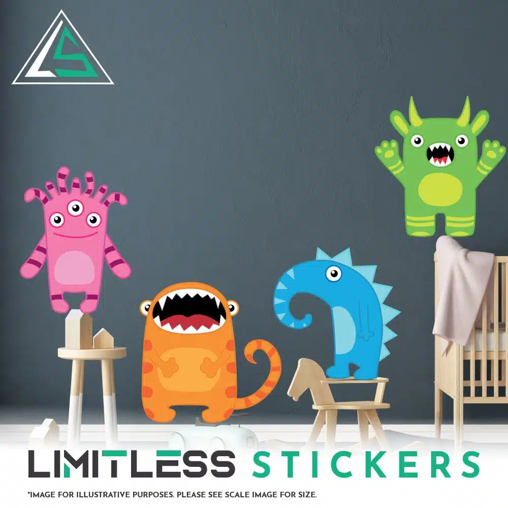 Childrens Monsters Stickers