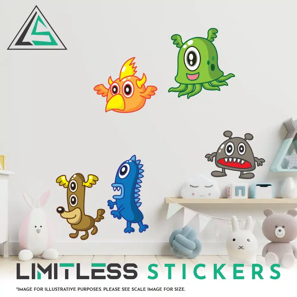 Childrens Monsters Stickers