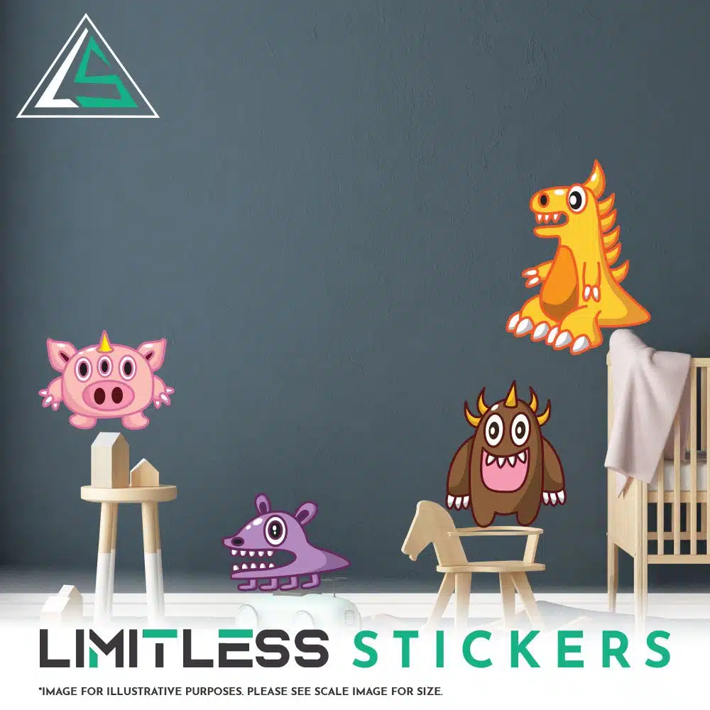 Childrens Monsters Stickers