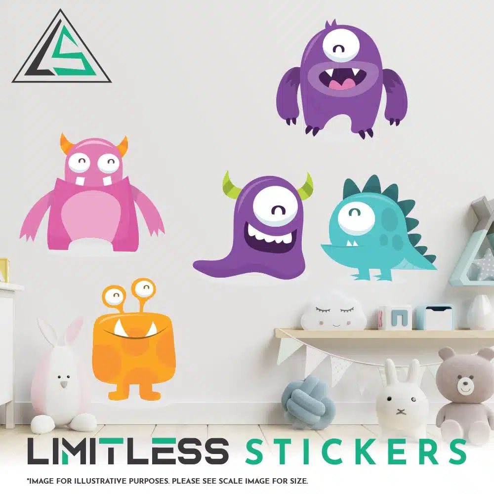 Childrens Monsters Stickers