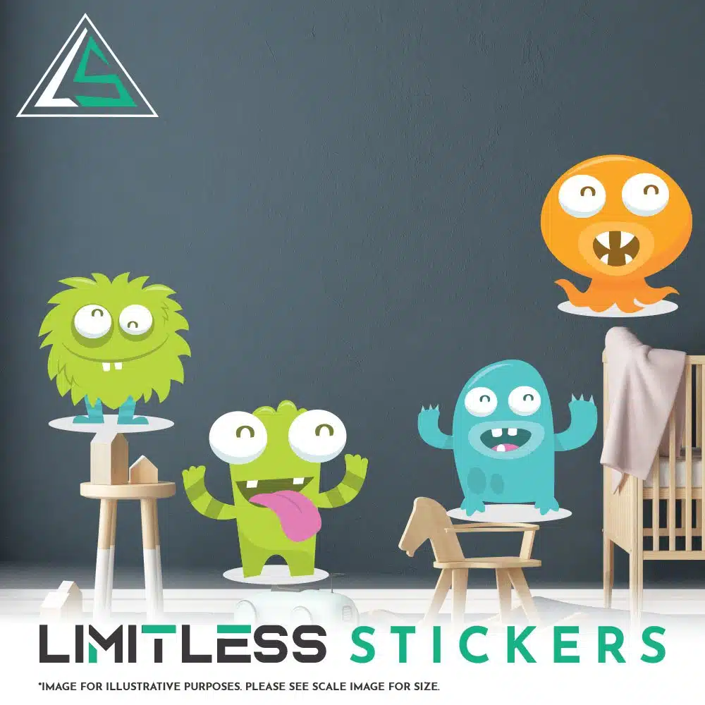 Childrens Monsters Stickers