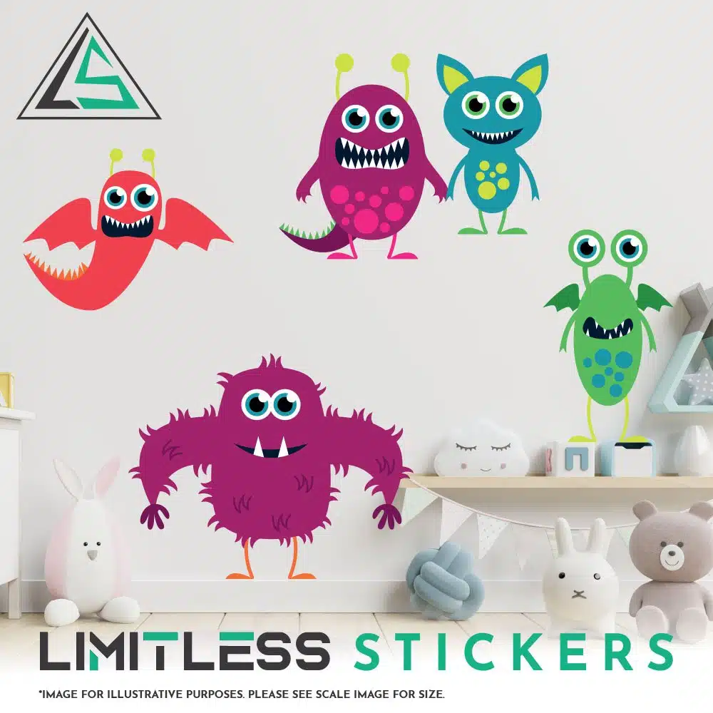 Childrens Monsters Stickers