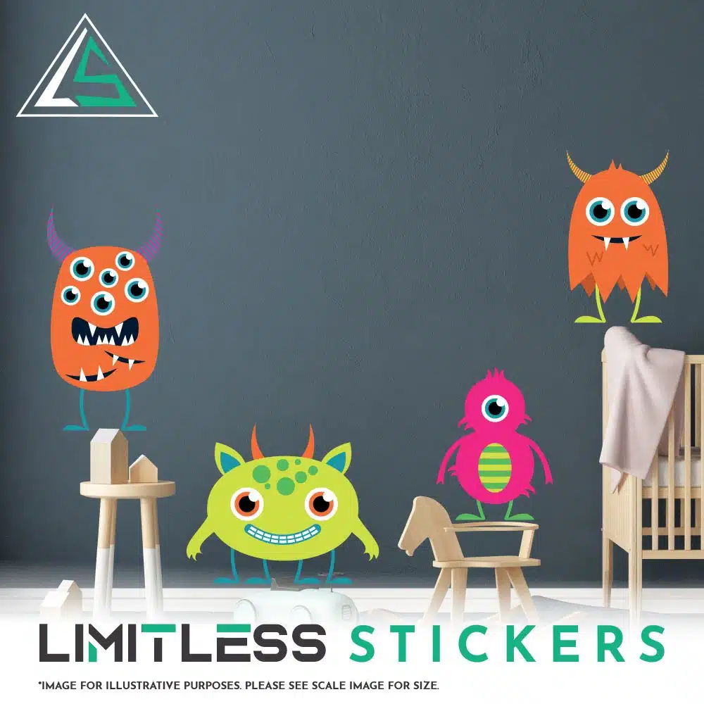 Childrens Monsters Stickers