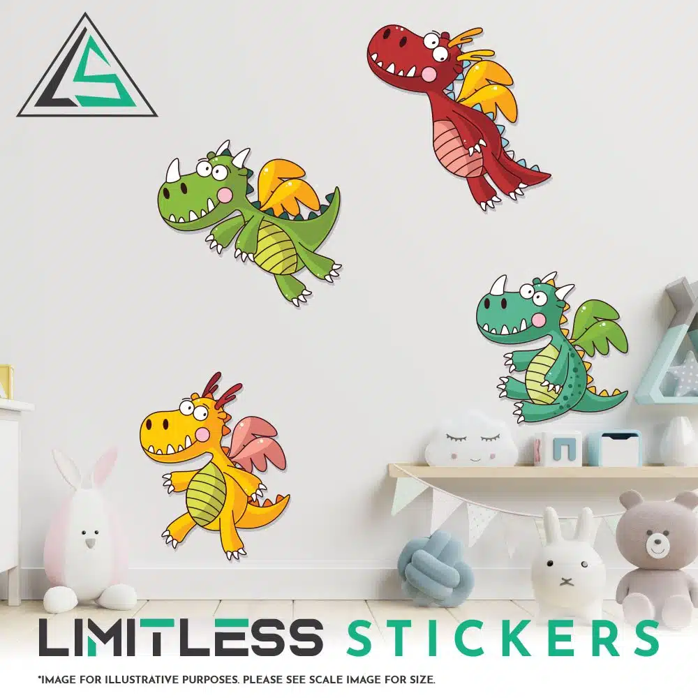 Fun Dragon Stickers