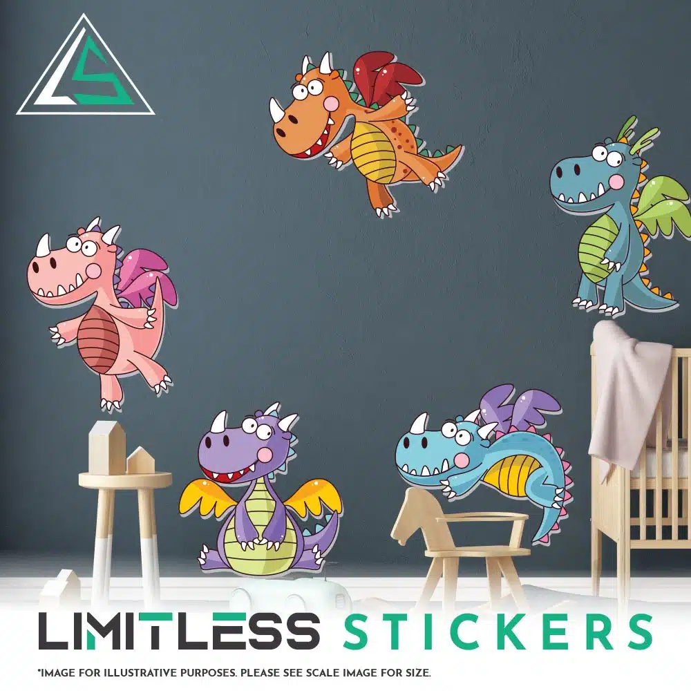 Fun Dragon Stickers