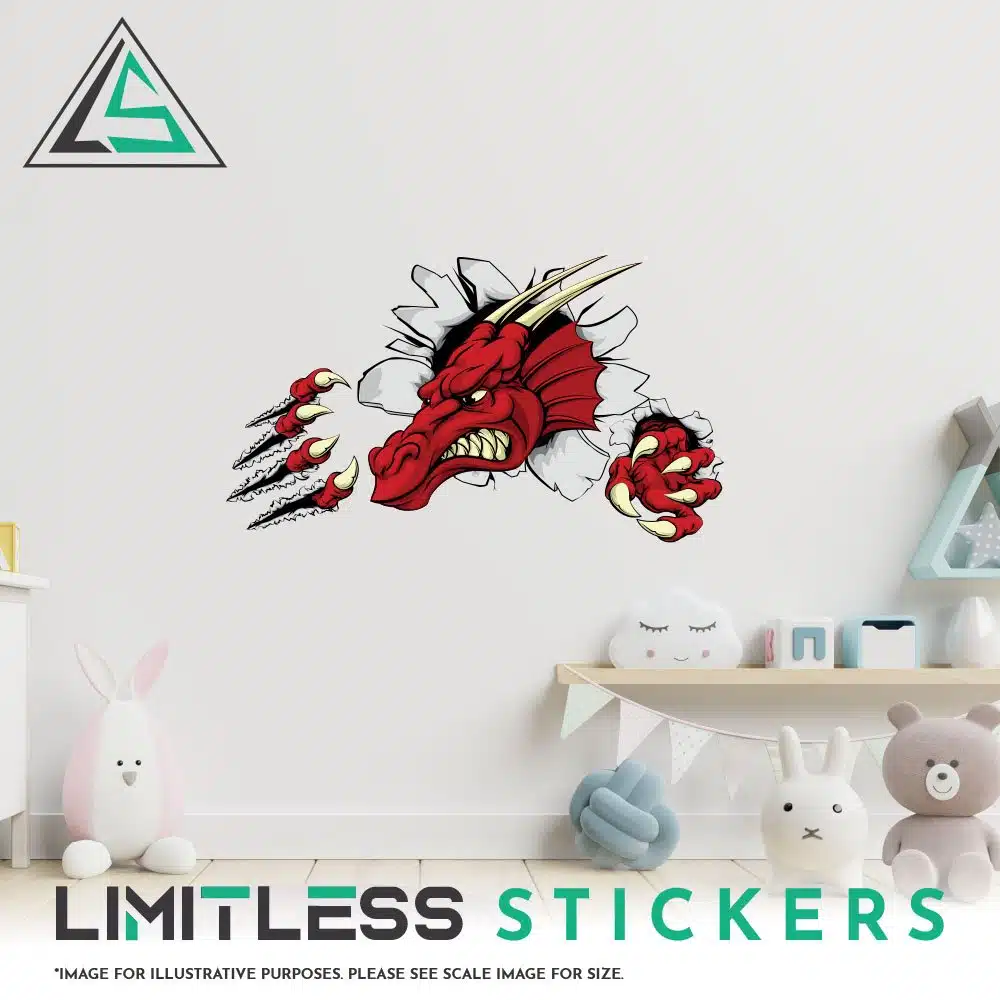 Large Dragon Sticker Set