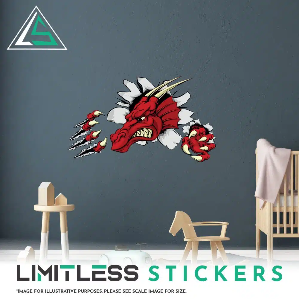 Large Dragon Sticker Set